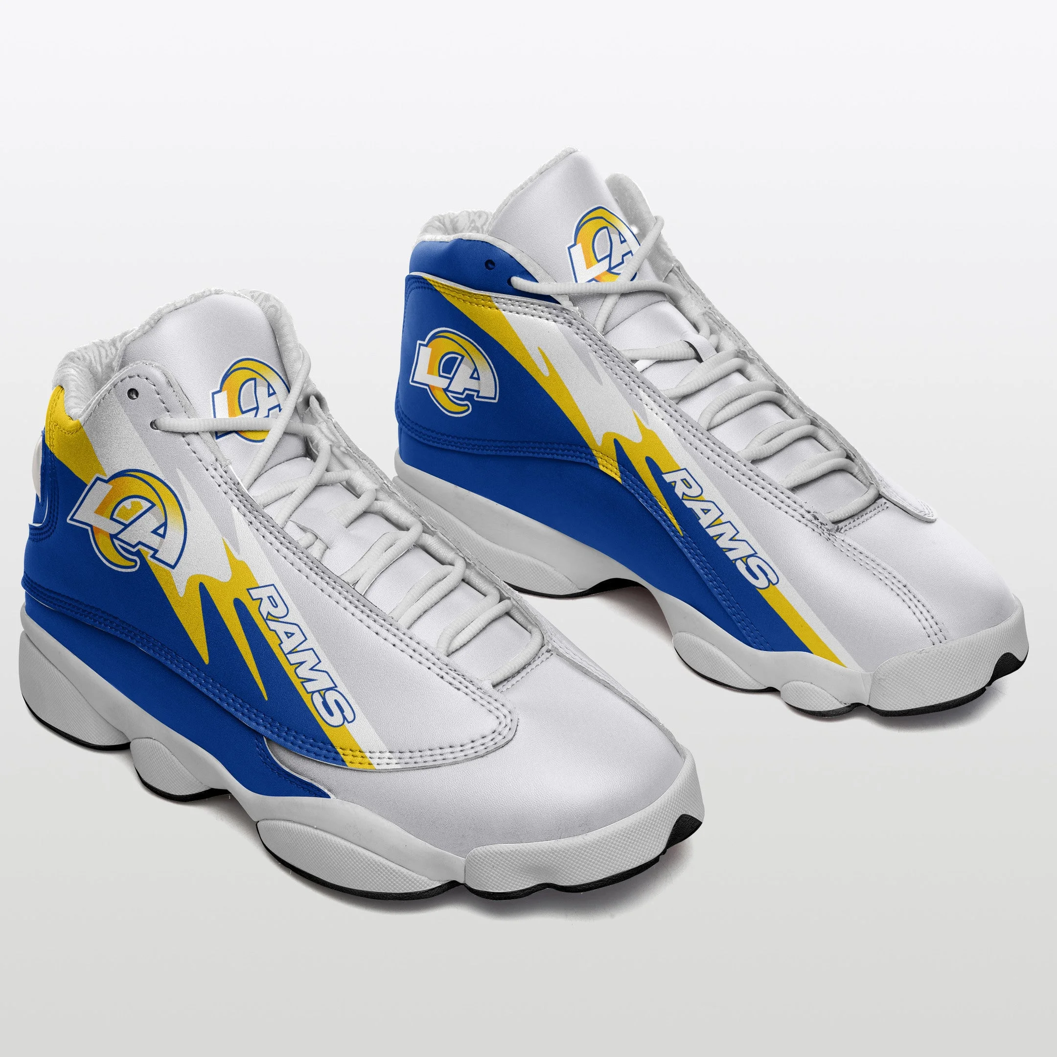 Los Angeles Rams NFL AJ13 Sneakers Shoes For Men And Women 10