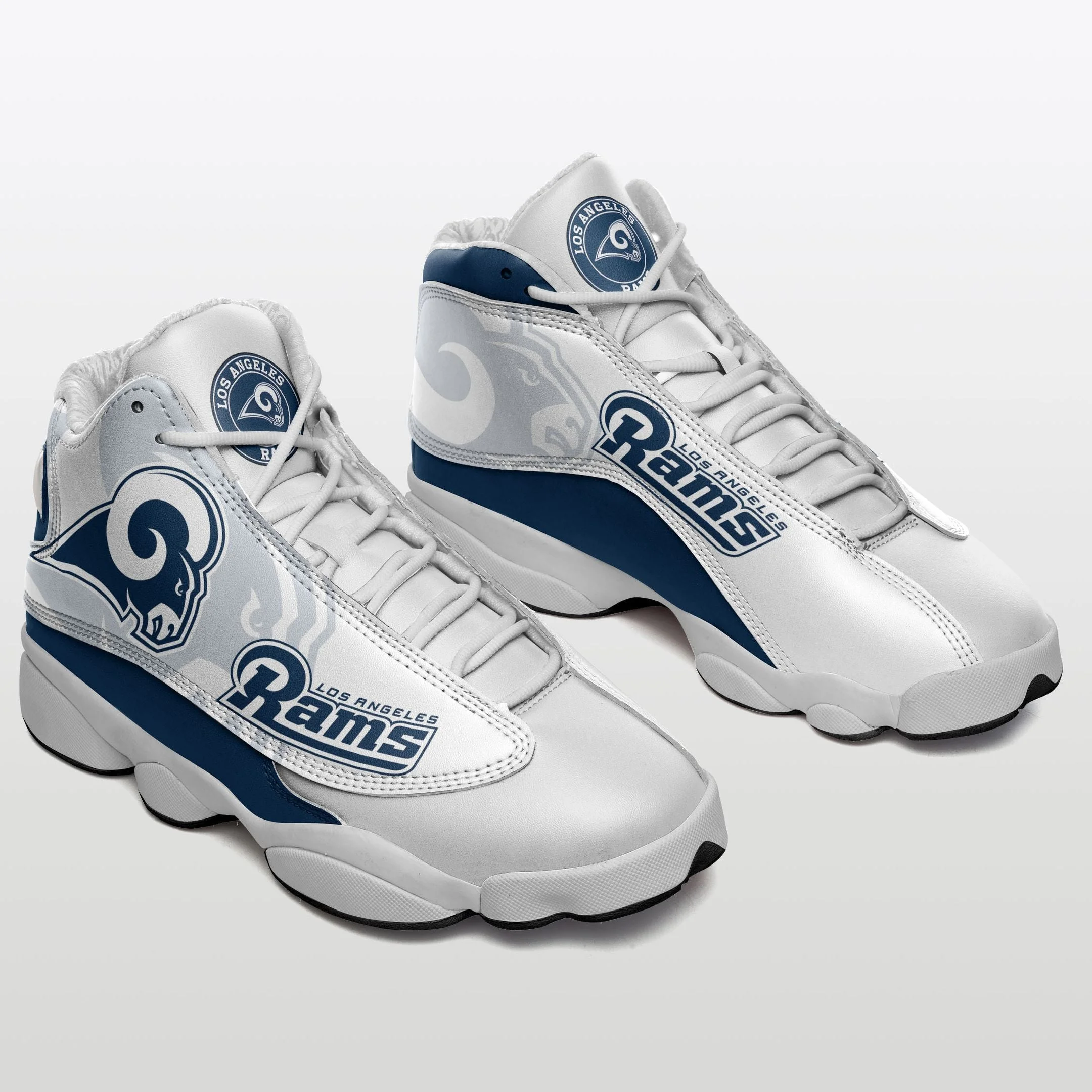 Los Angeles Rams NFL AJ13 Sneakers Shoes For Men And Women 18