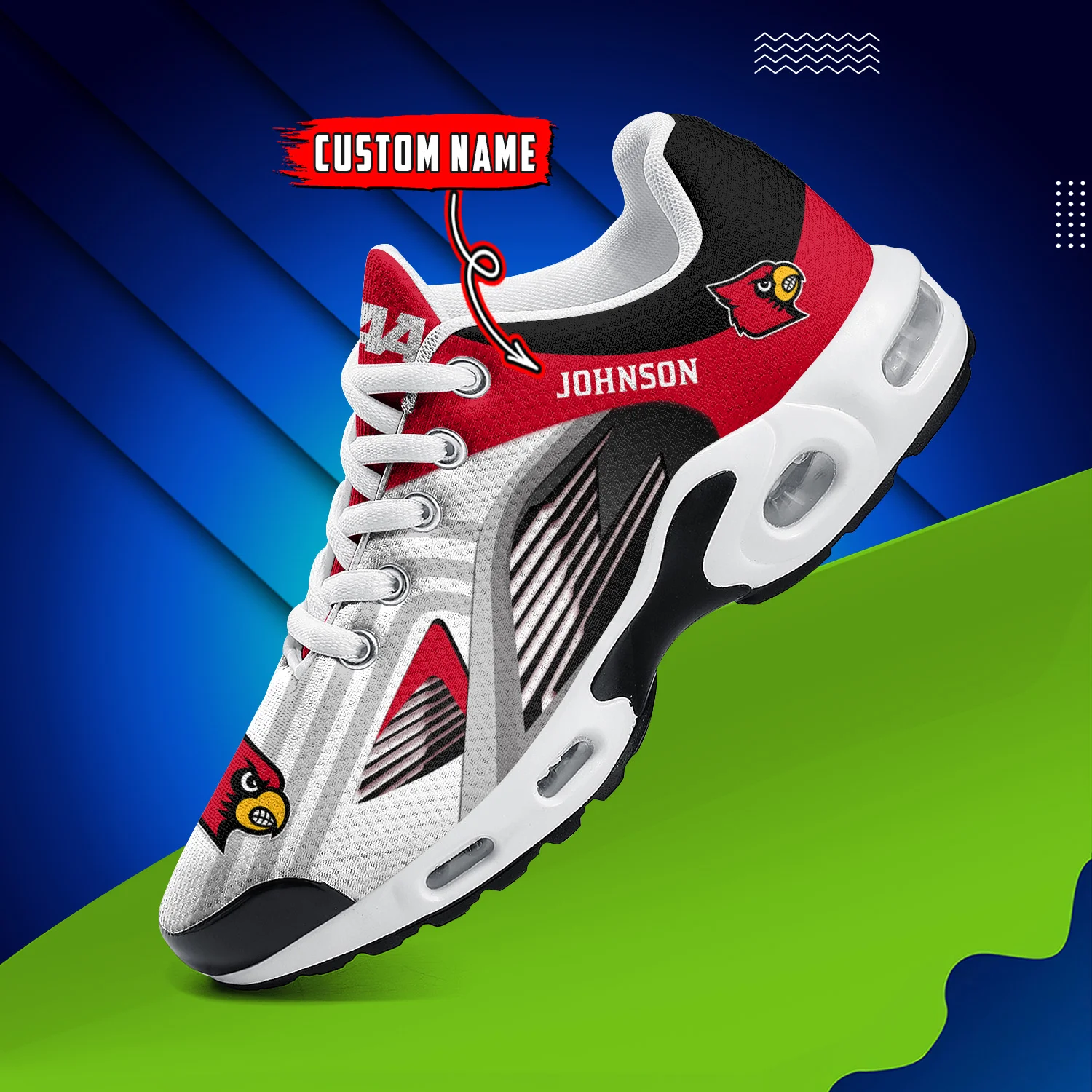 Louisville Cardinals Air Max Plus Shoes Sneakers For Men And Women ...