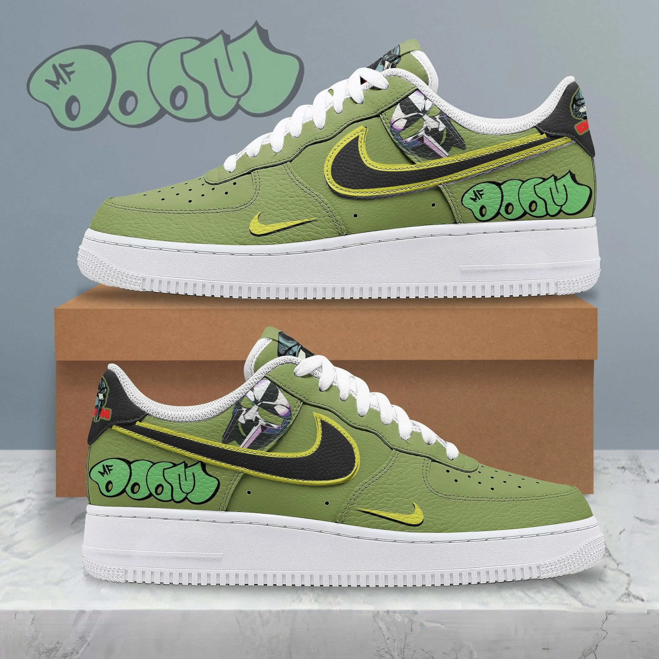 MF Doom Air Low-Top Sneakers Shoes For Men And Women