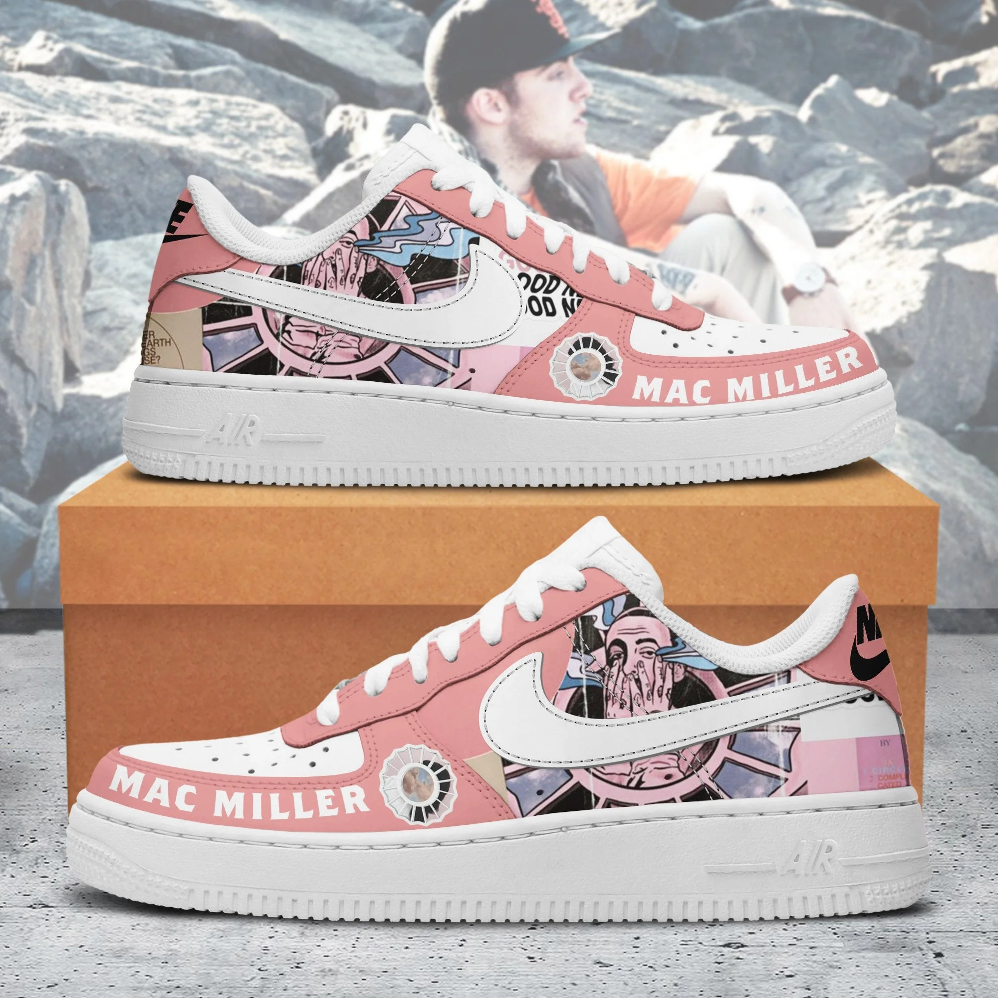 Mac Miller Air Low-Top Sneakers Shoes For Men And Women