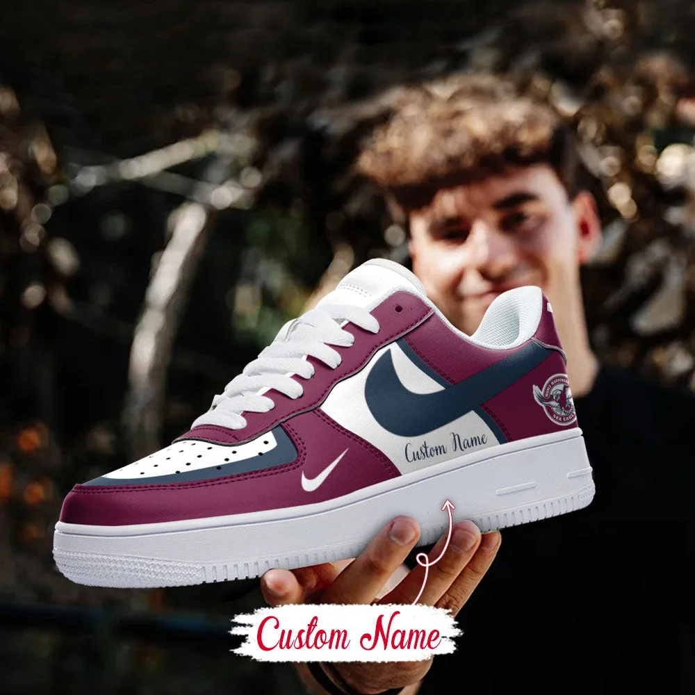 Manly Warringah Sea Eagles Air Low-Top Sneakers Shoes For Men And Women