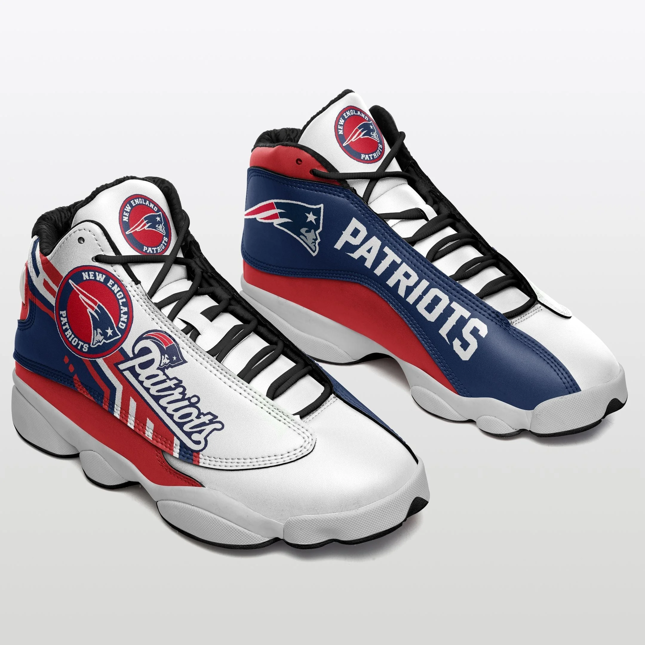 New England Patriots NFL AJ13 Sneakers Shoes For Men And Women 25