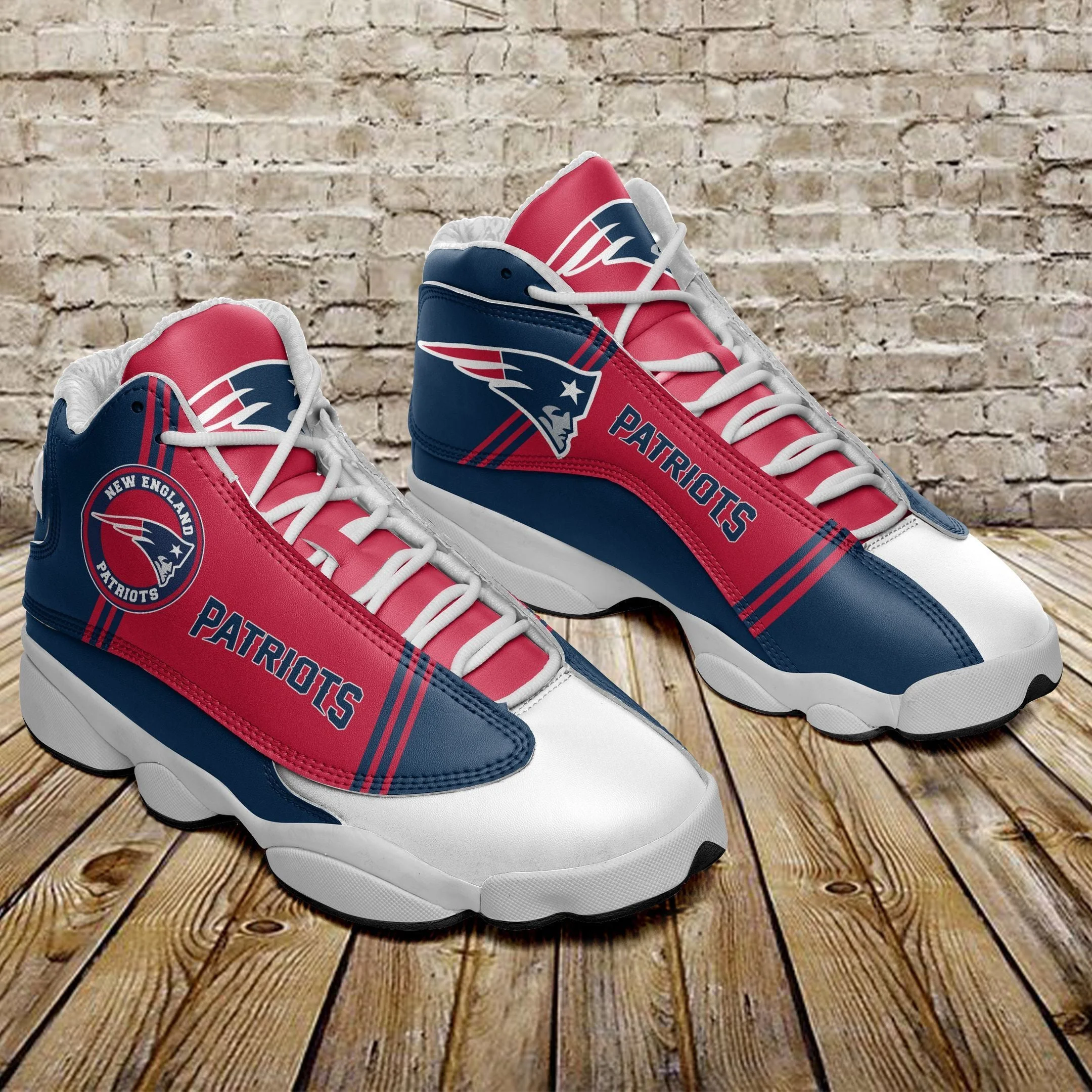 New England Patriots NFL AJ13 Sneakers Shoes For Men And Women 29