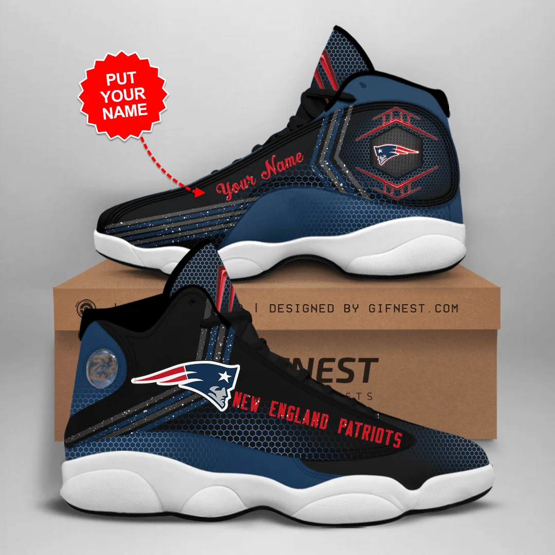 New England Patriots NFL AJ13 Sneakers Shoes For Men And Women 28