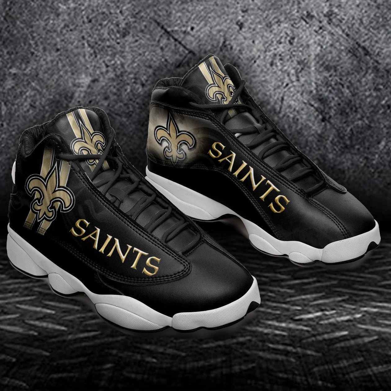 New Orleans Saints NFL AJ13 Sneakers Shoes For Men And Women 19