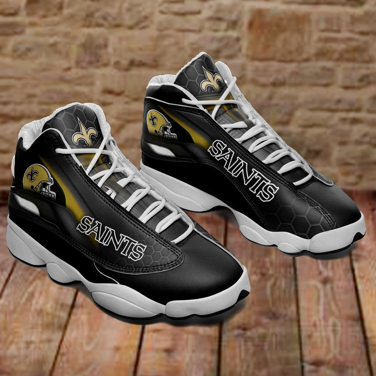 New Orleans Saints NFL AJ13 Sneakers Shoes For Men And Women 16