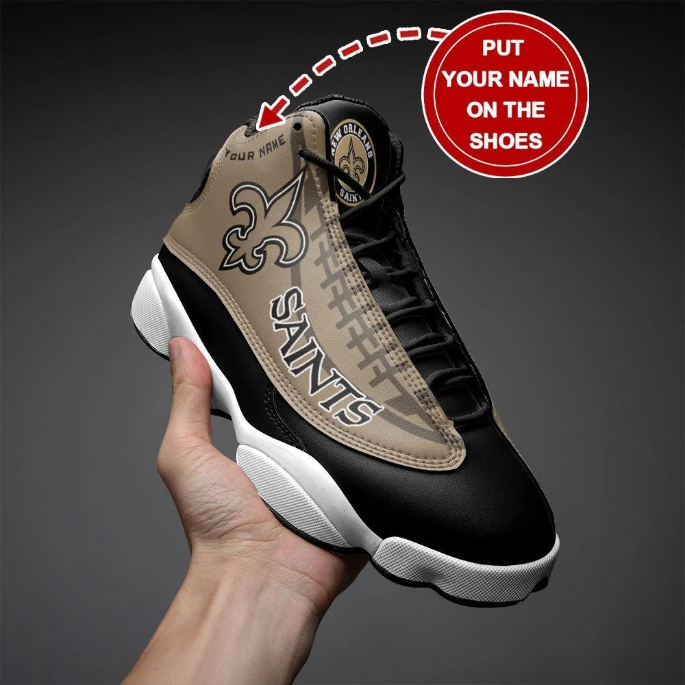 New Orleans Saints NFL AJ13 Sneakers Shoes For Men And Women 28