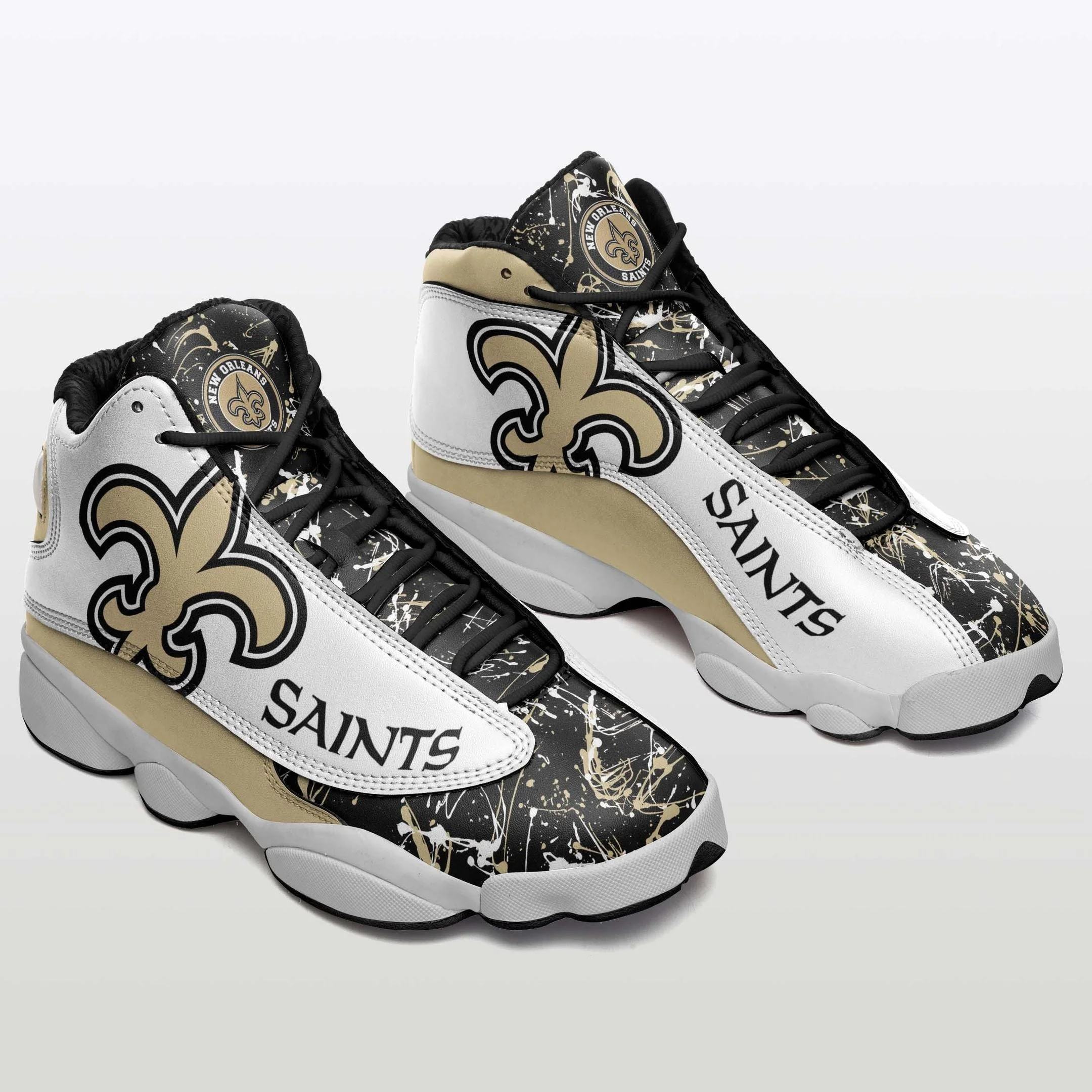 New Orleans Saints NFL AJ13 Sneakers Shoes For Men And Women 2