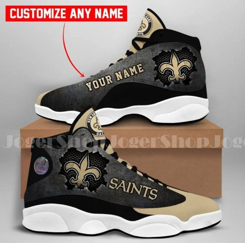 New Orleans Saints NFL AJ13 Sneakers Shoes For Men And Women 6