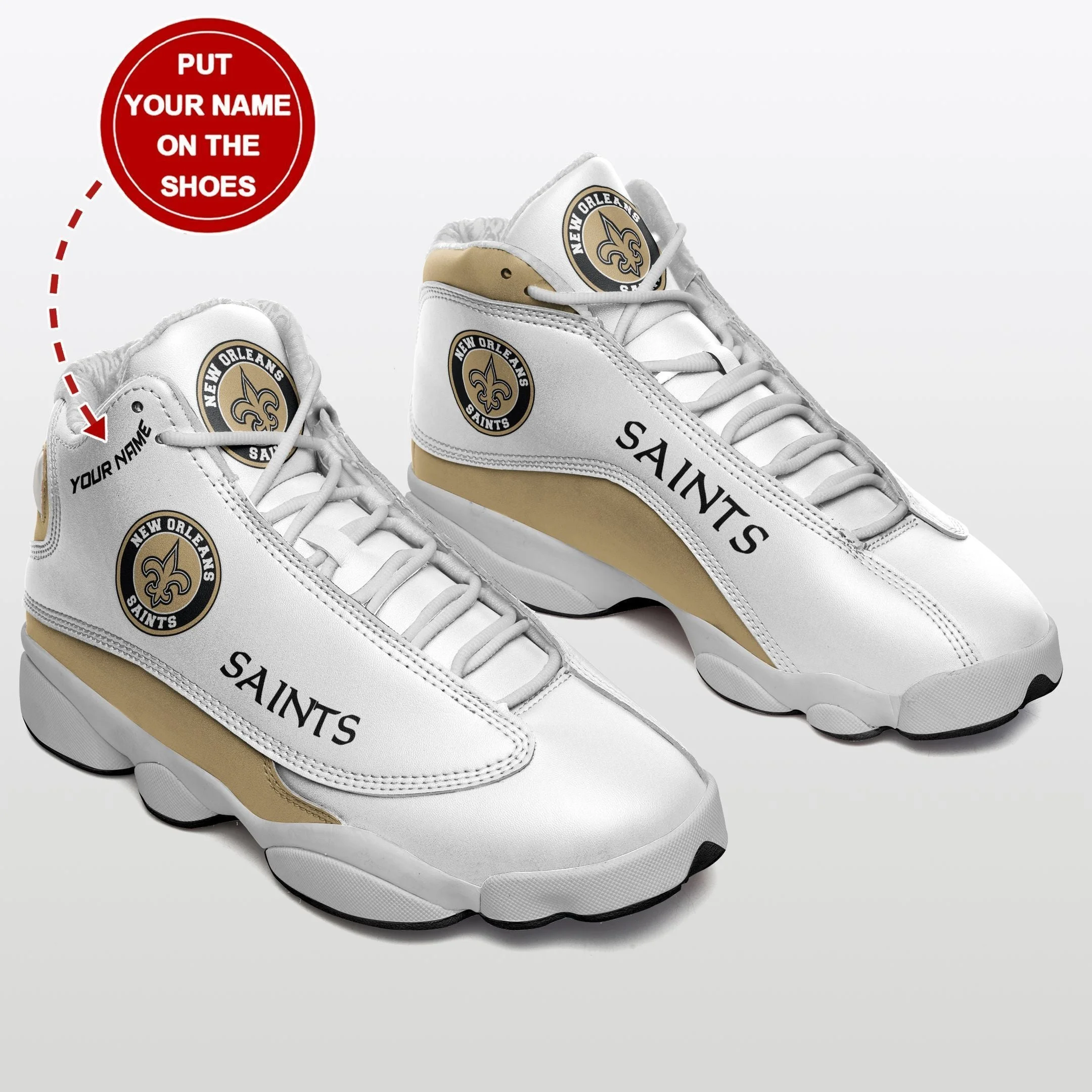 New Orleans Saints NFL AJ13 Sneakers Shoes For Men And Women 47