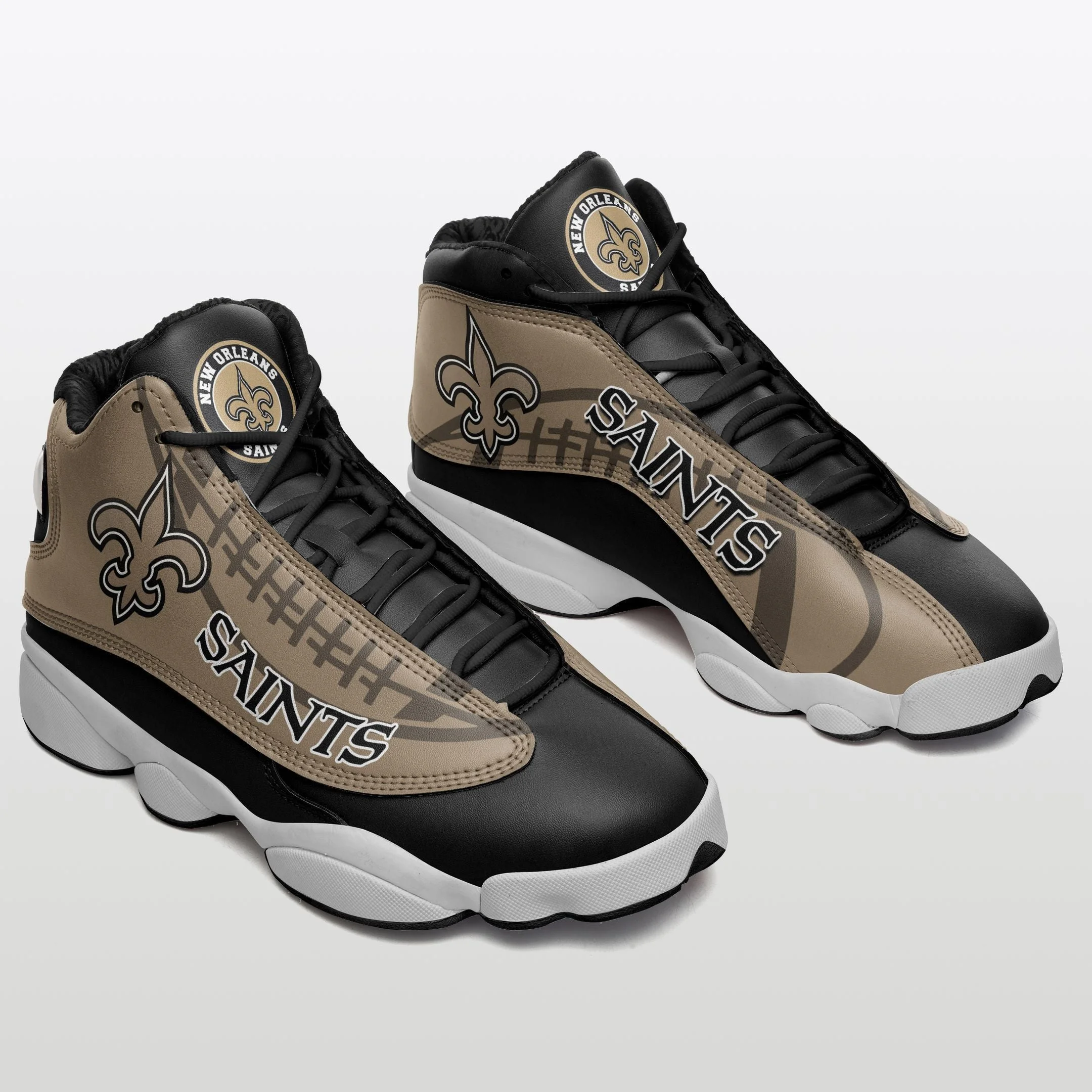 New Orleans Saints NFL AJ13 Sneakers Shoes For Men And Women 48