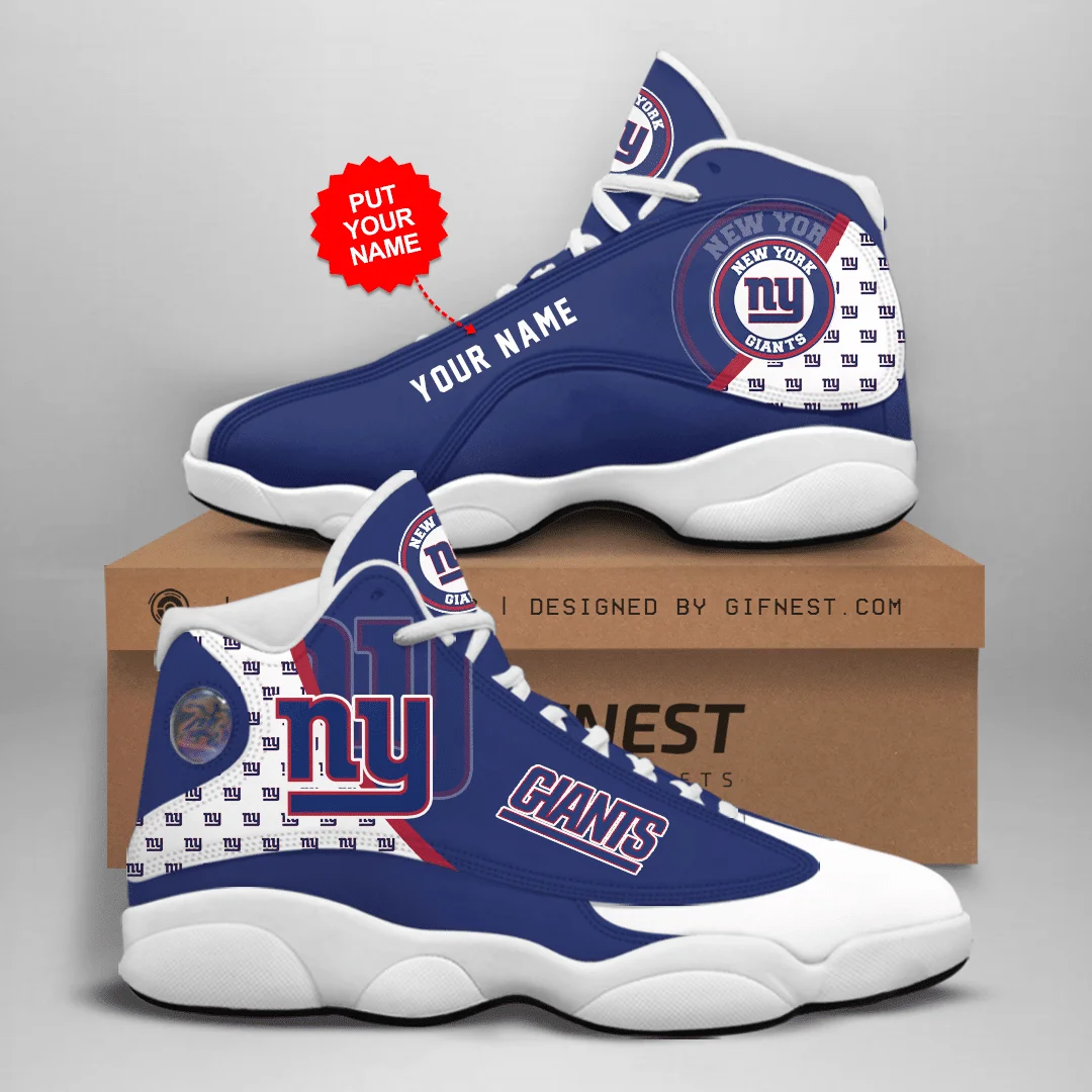 New York Giants NFL AJ13 Sneakers Shoes For Men And Women 11