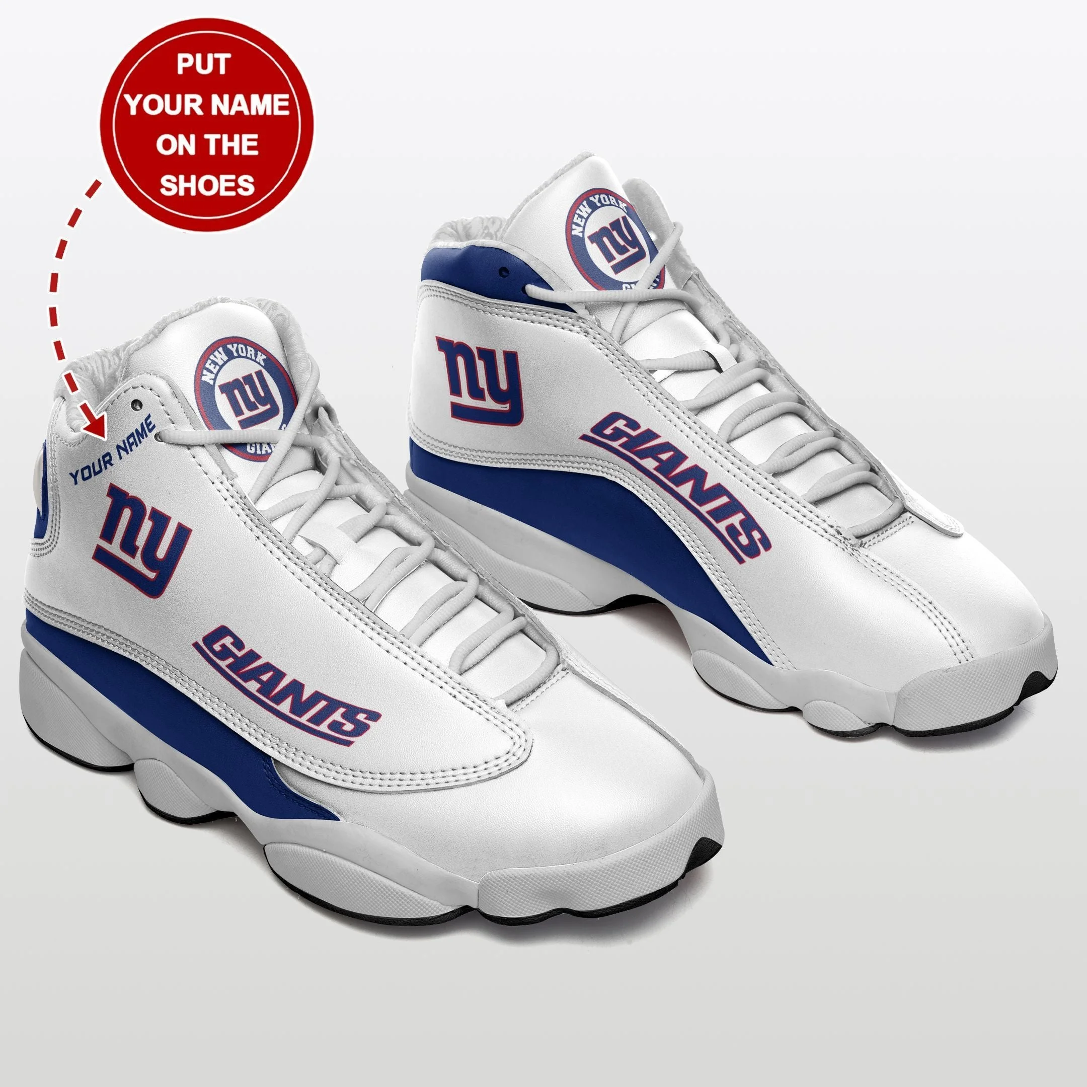 New York Giants NFL AJ13 Sneakers Shoes For Men And Women