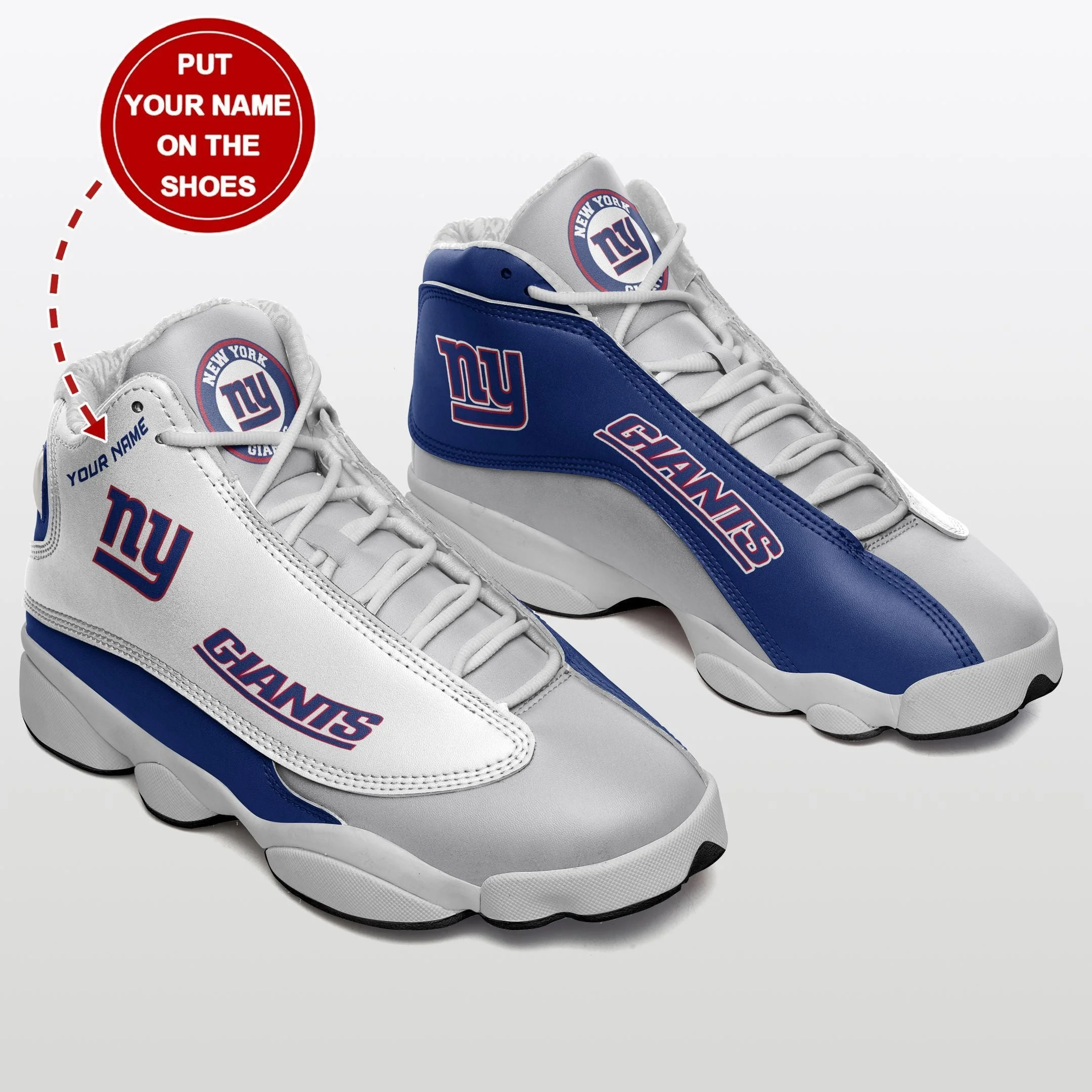 New York Giants NFL AJ13 Sneakers Shoes For Men And Women 7