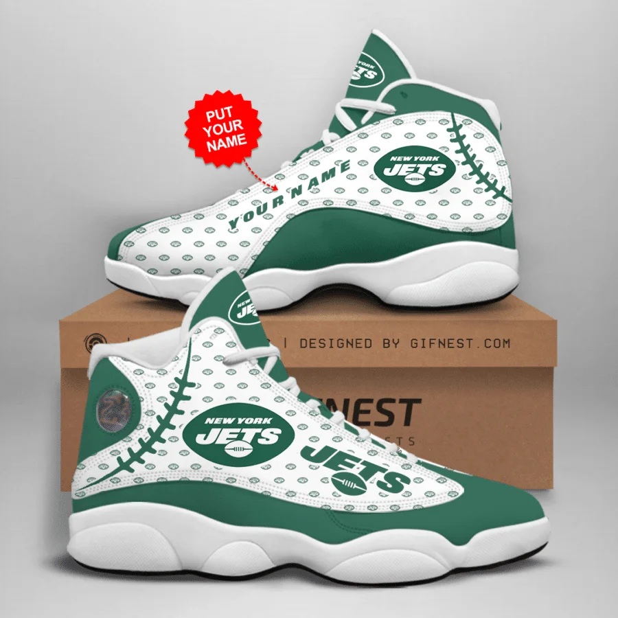 New York Jets NFL AJ13 Sneakers Shoes For Men And Women 4