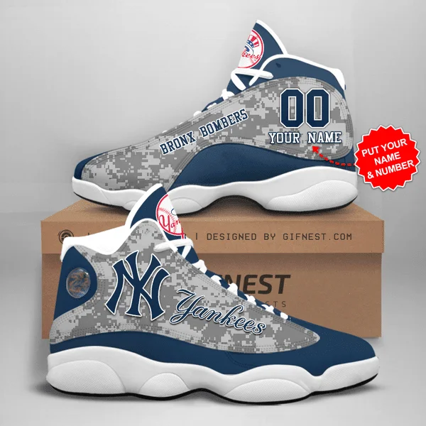 New York Yankees NFL AJ13 Sneakers Shoes For Men And Women 2