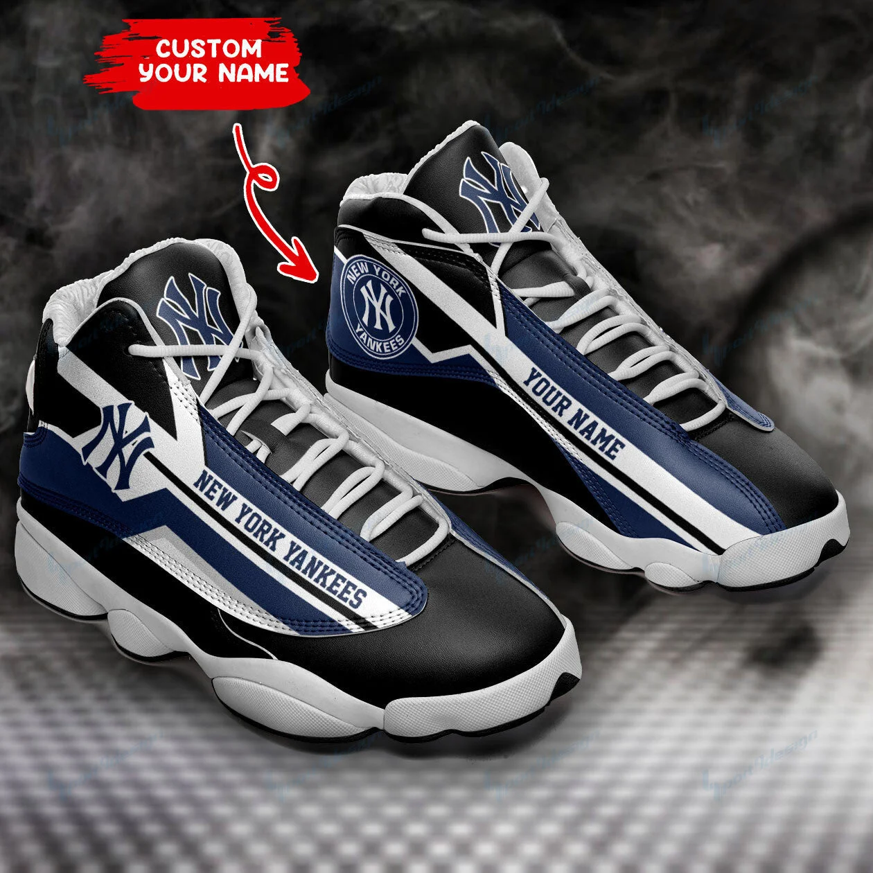 New York Yankees NFL AJ13 Sneakers Shoes For Men And Women 3