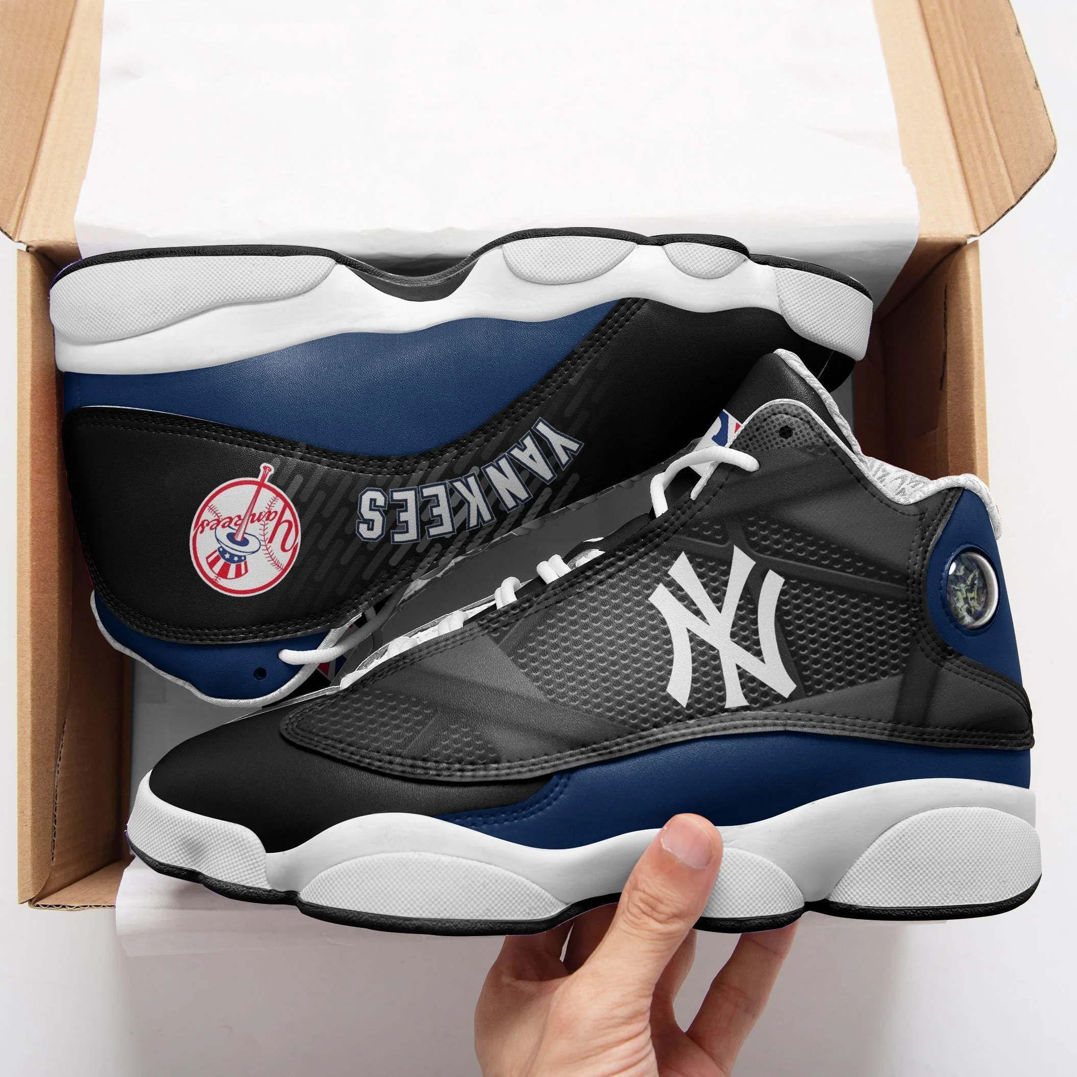 New York Yankees NFL AJ13 Sneakers Shoes For Men And Women 17