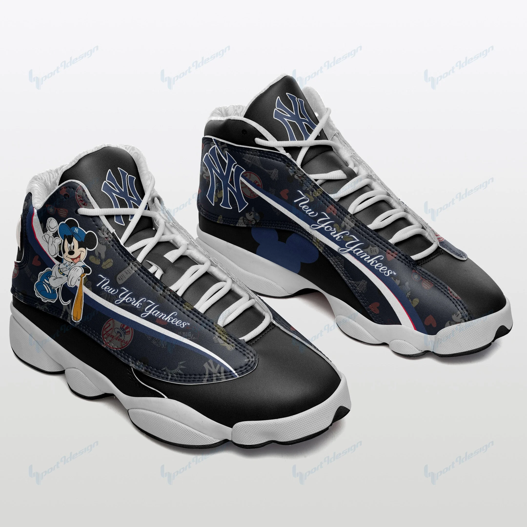 New York Yankees NFL AJ13 Sneakers Shoes For Men And Women 16
