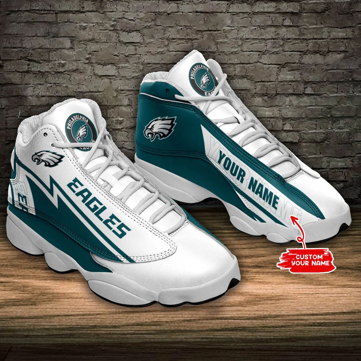 Philadelphia Eagles NFL AJ13 Sneakers Shoes For Men And Women 11