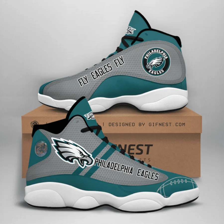 Philadelphia Eagles NFL AJ13 Sneakers Shoes For Men And Women 10