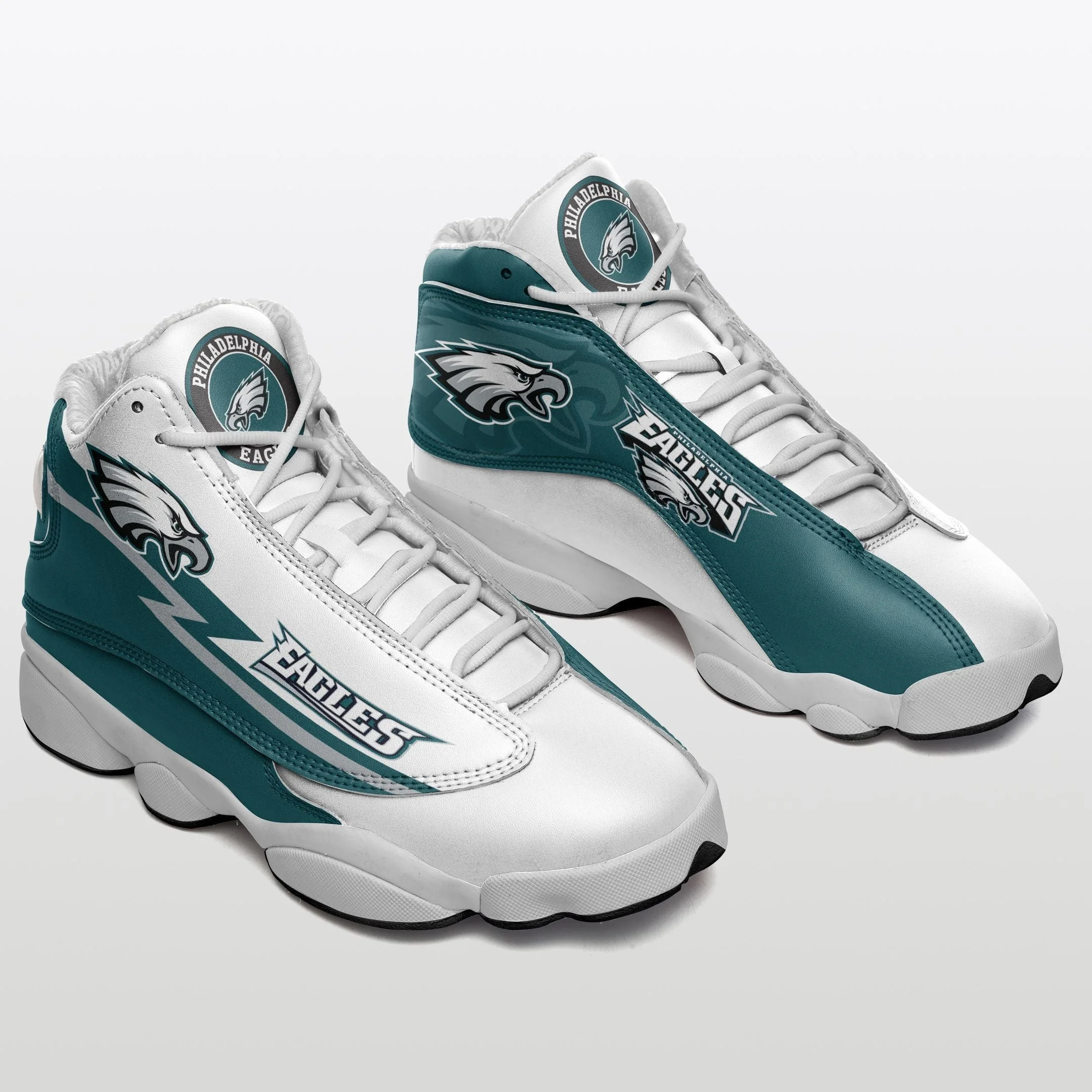 Philadelphia Eagles NFL AJ13 Sneakers Shoes For Men And Women 19