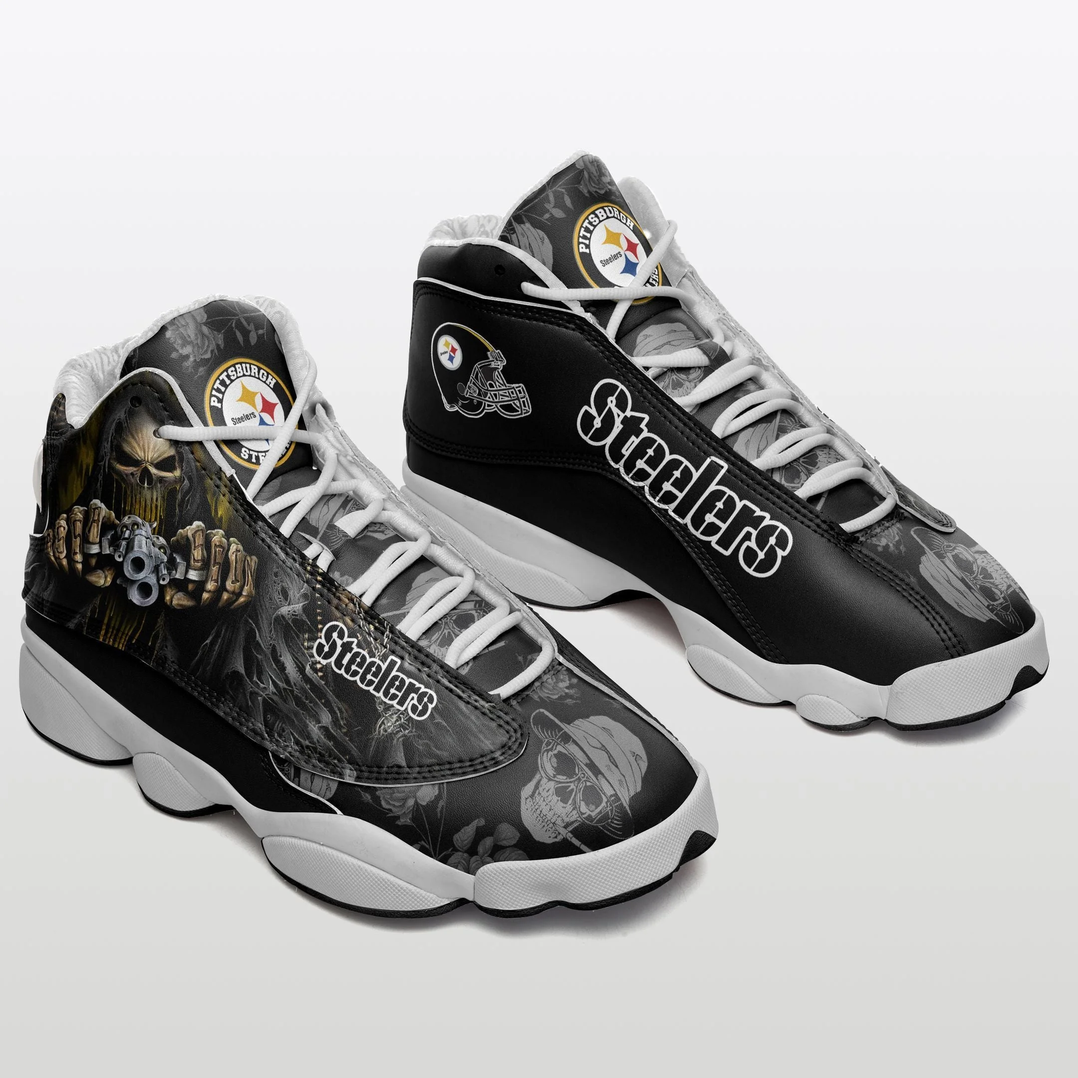 Pittsburgh Steelers NFL AJ13 Sneakers Shoes For Men And Women 93