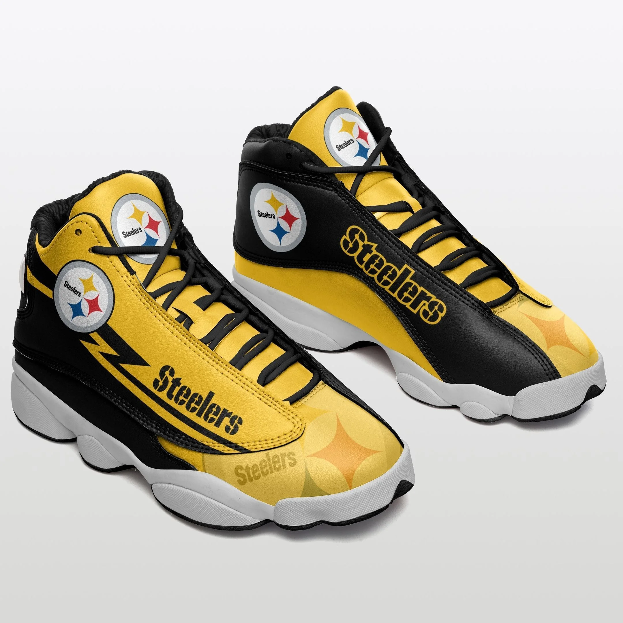 Pittsburgh Steelers NFL AJ13 Sneakers Shoes For Men And Women 65