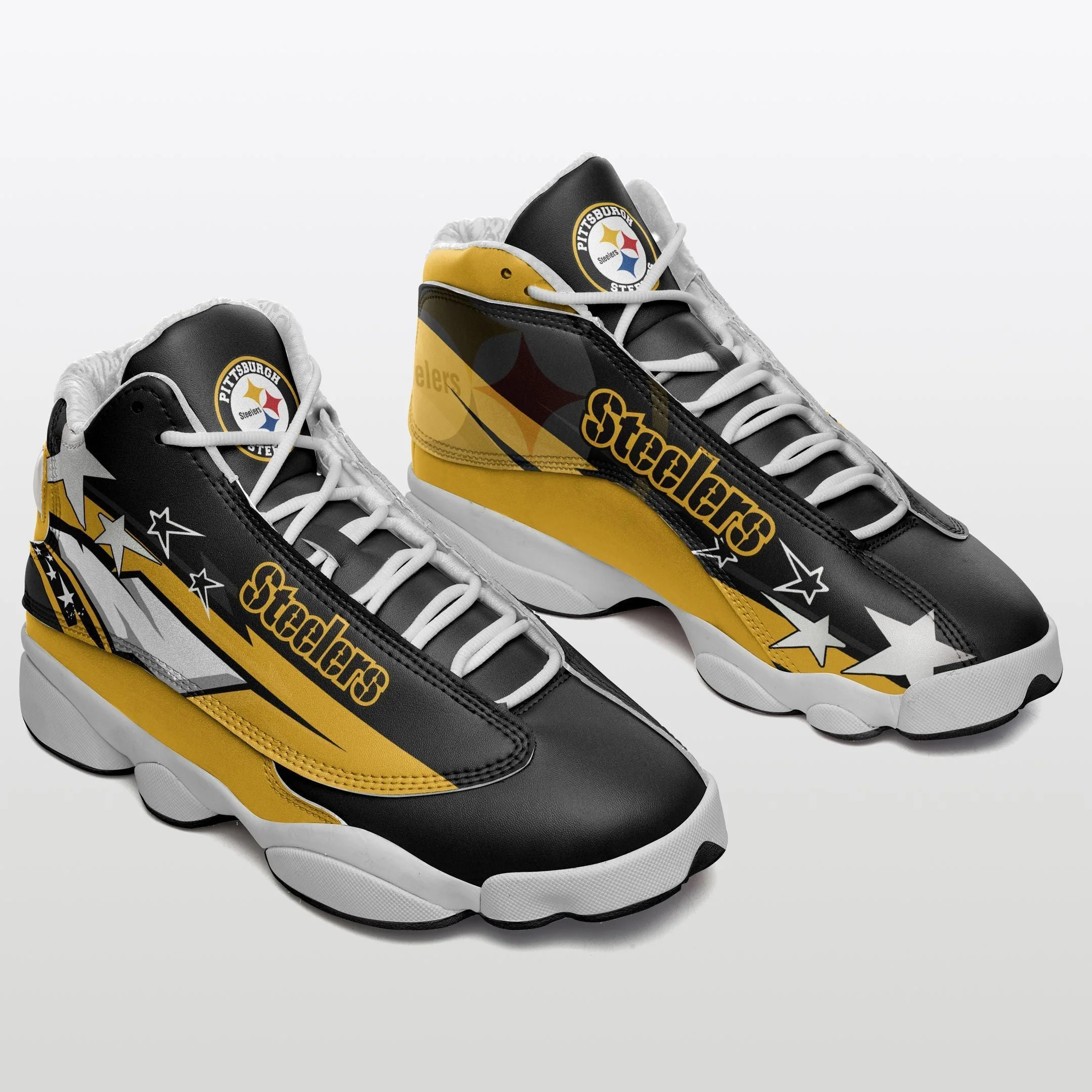 Pittsburgh Steelers NFL AJ13 Sneakers Shoes For Men And Women 58