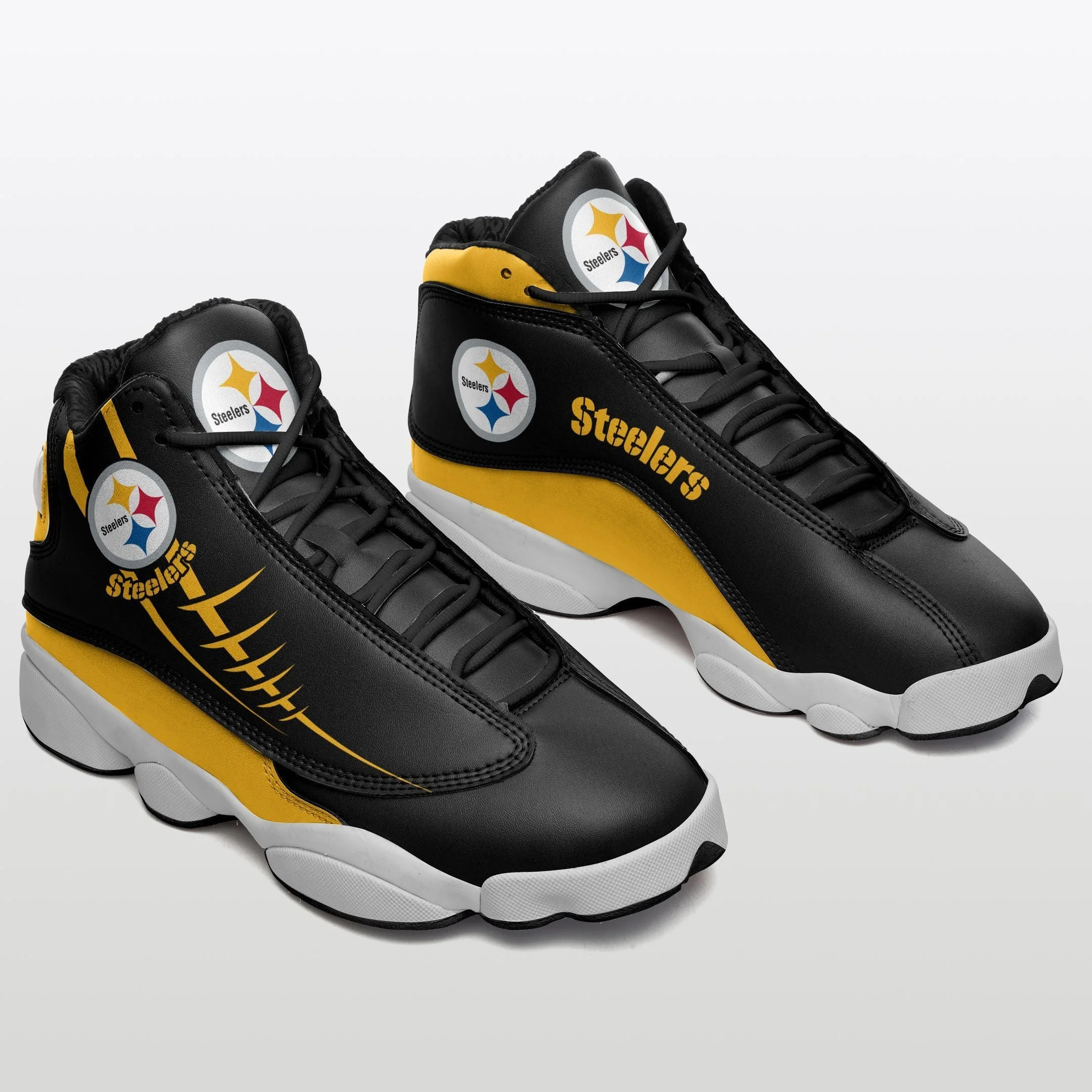 Pittsburgh Steelers NFL AJ13 Sneakers Shoes For Men And Women 67