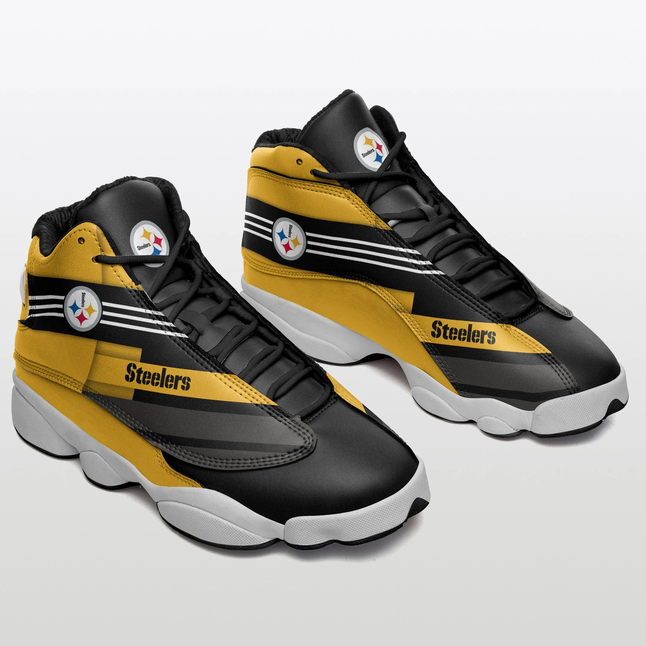 Pittsburgh Steelers NFL AJ13 Sneakers Shoes For Men And Women 5
