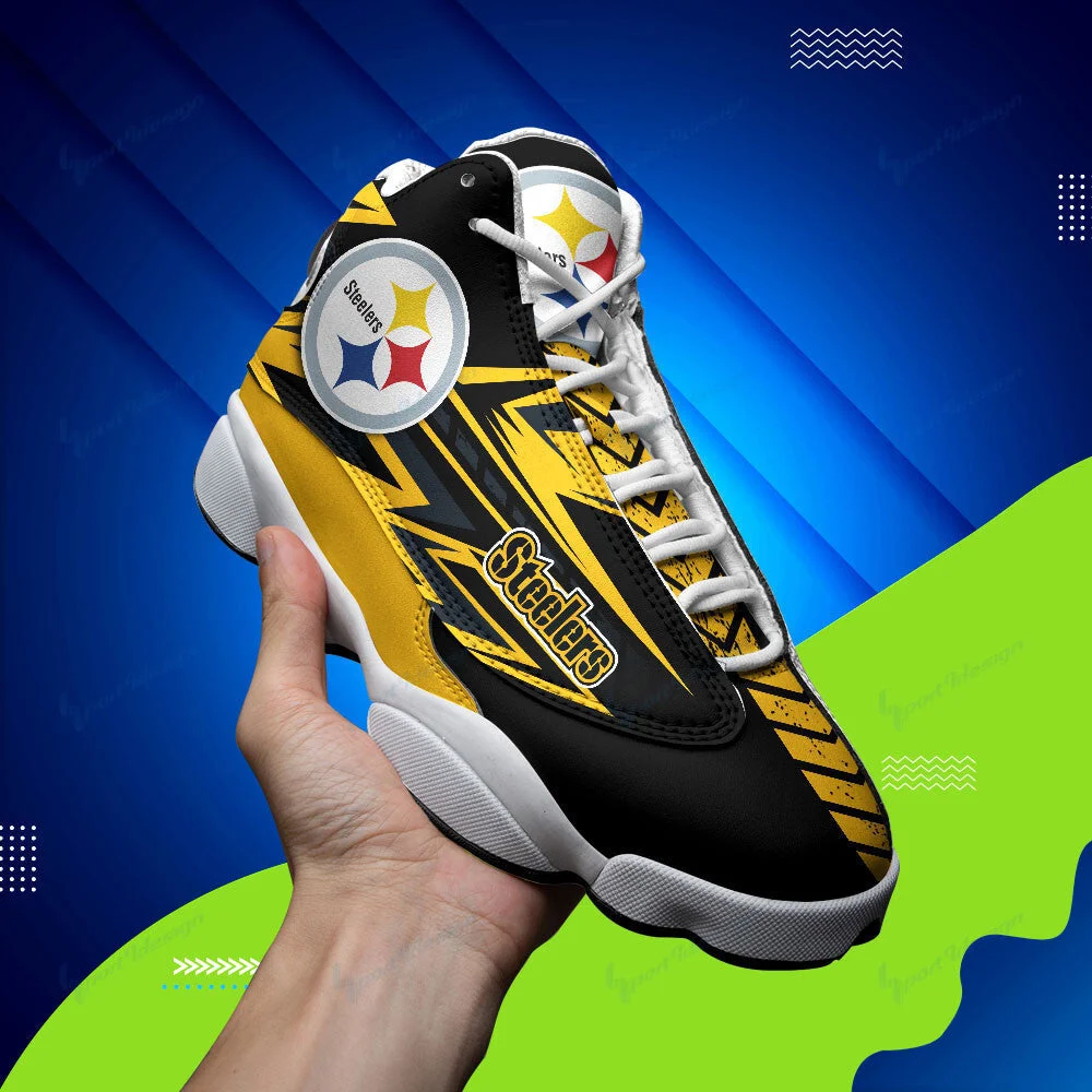Pittsburgh Steelers NFL AJ13 Sneakers Shoes For Men And Women 29
