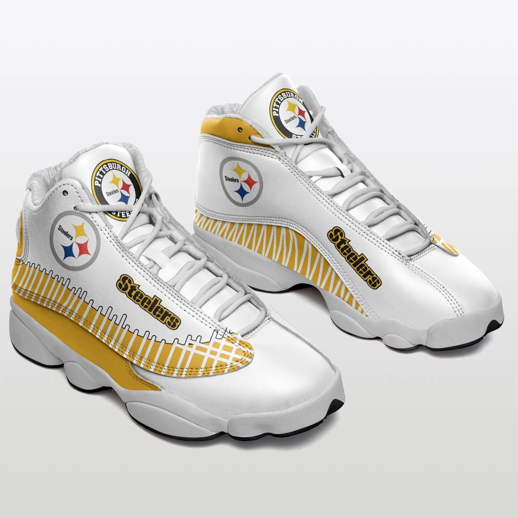Pittsburgh Steelers NFL AJ13 Sneakers Shoes For Men And Women 40