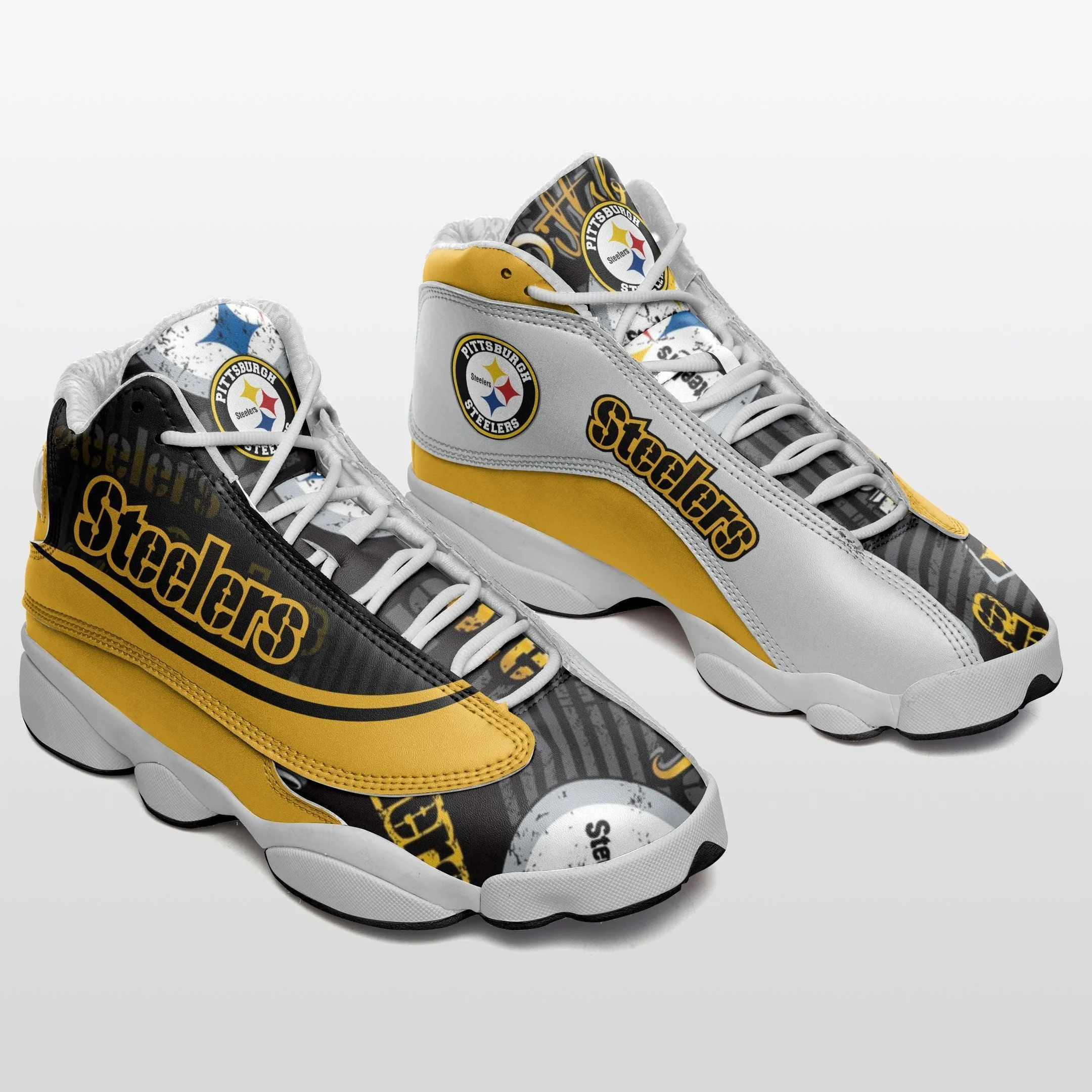 Pittsburgh Steelers NFL AJ13 Sneakers Shoes For Men And Women 24