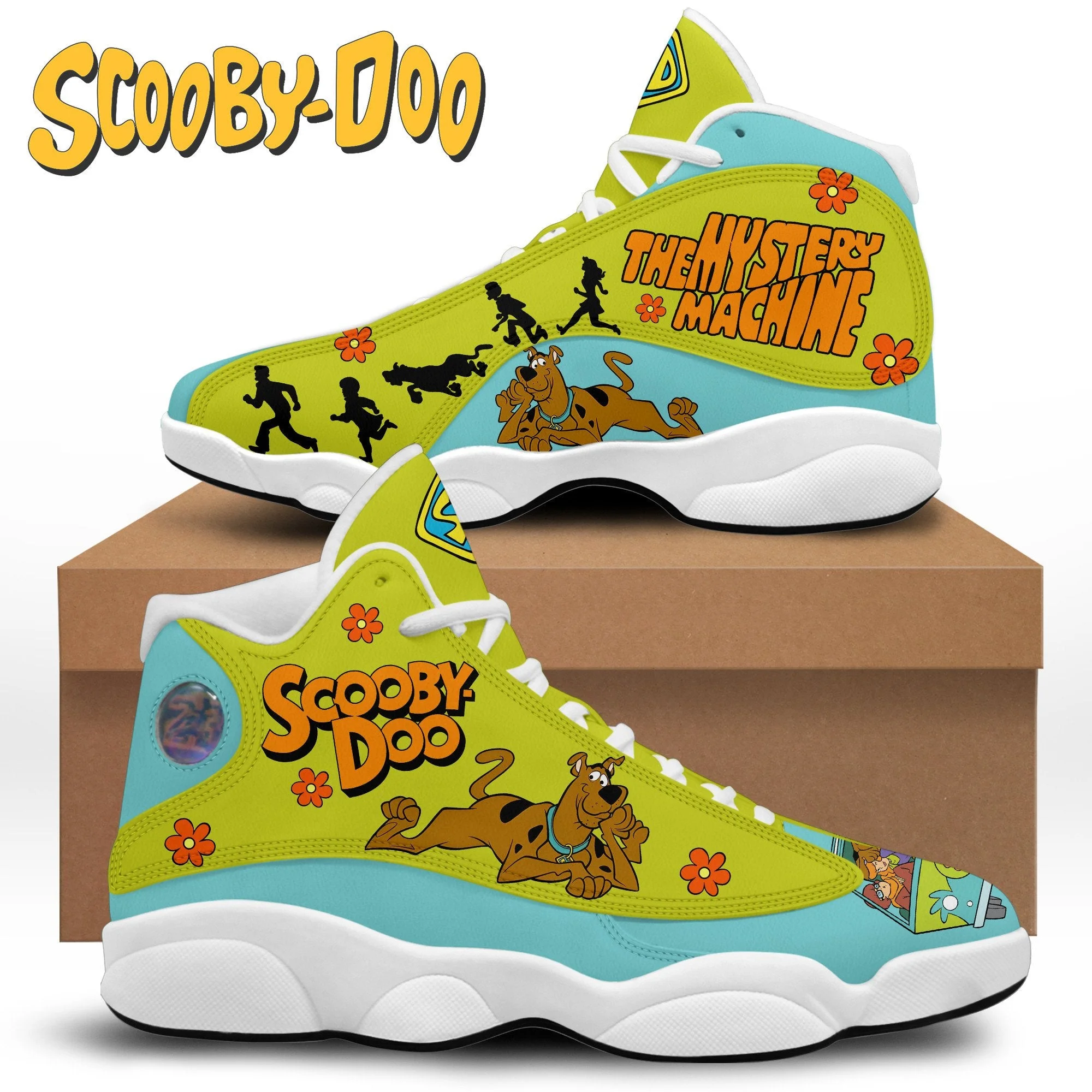 Scooby-Doo AJ13 Sneakers Shoes For Men And Women