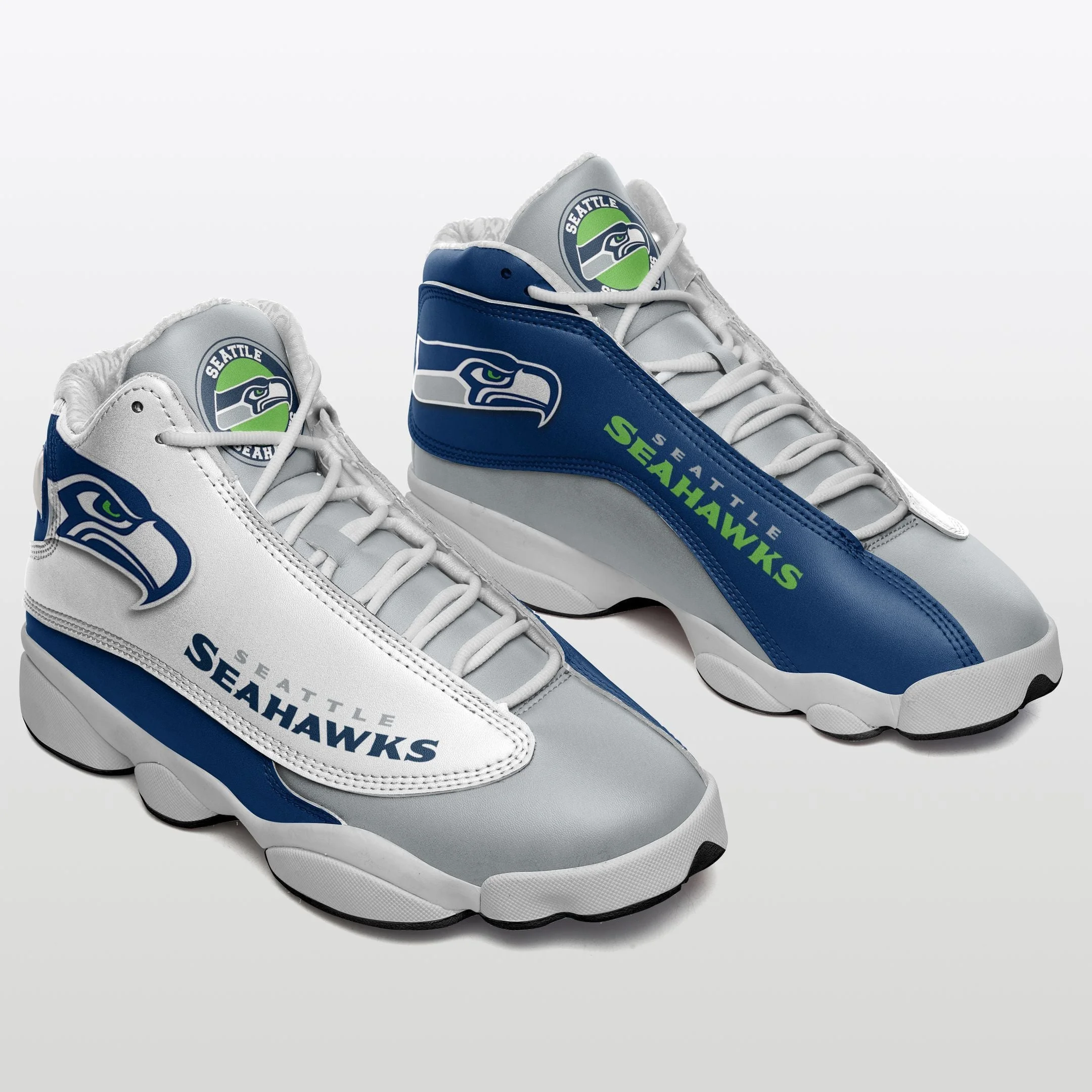 Seattle Seahawks NFL AJ13 Sneakers Shoes For Men And Women 11