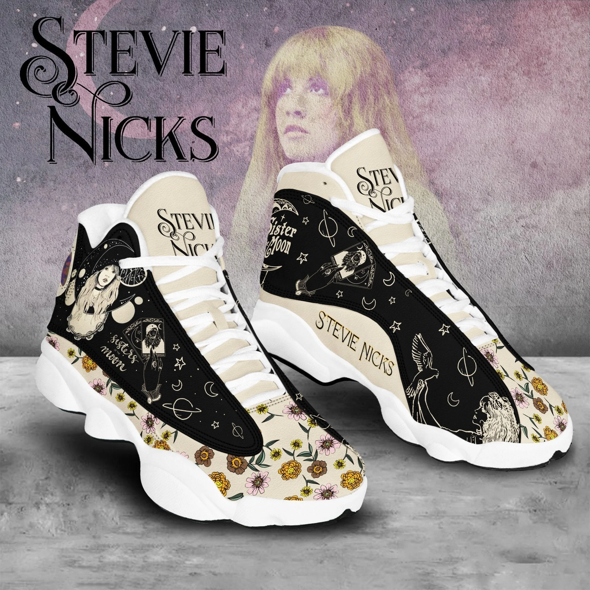 Stevie Nicks AJ13 Sneakers Shoes For Men And Women