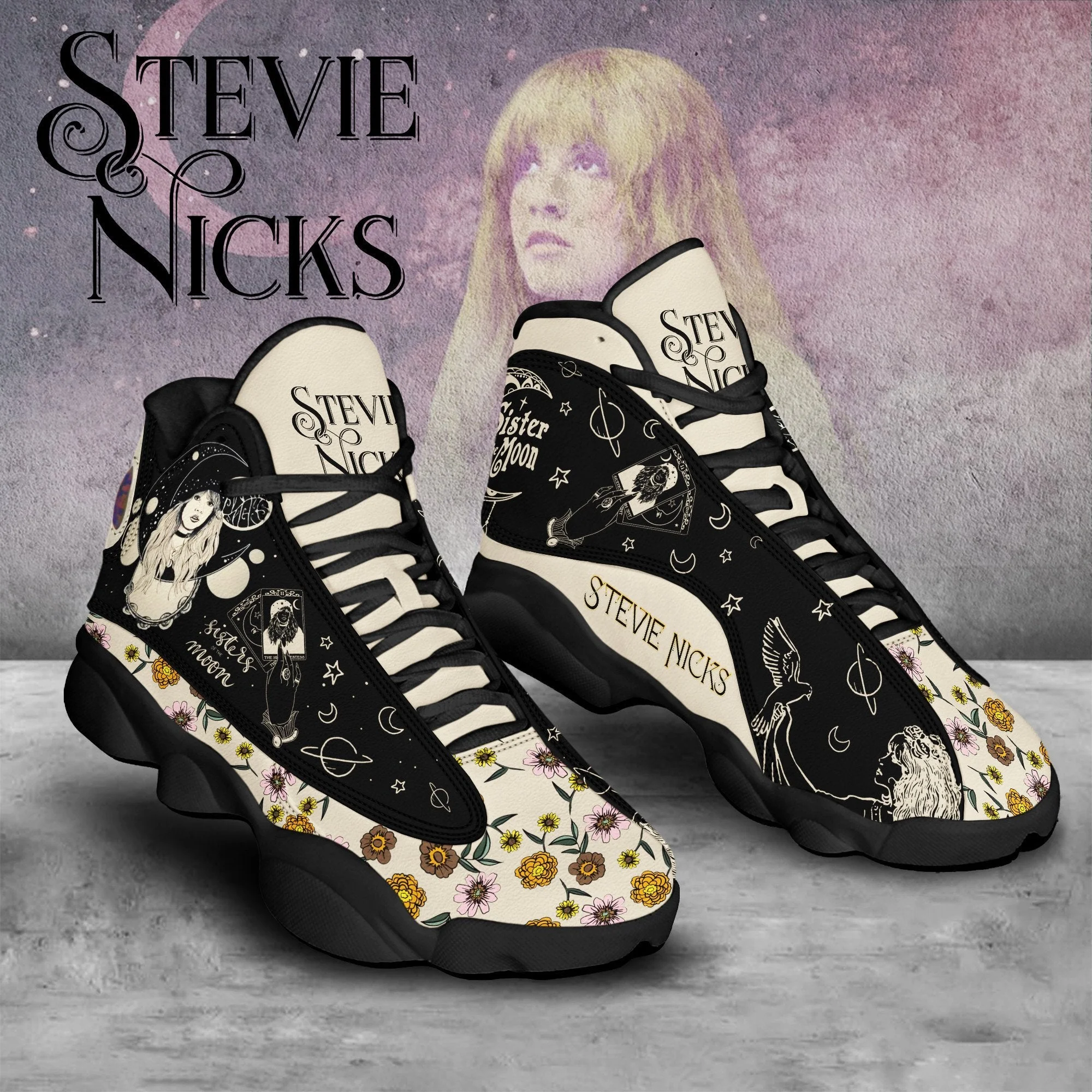 Stevie Nicks AJ13 Sneakers Shoes For Men And Women 3