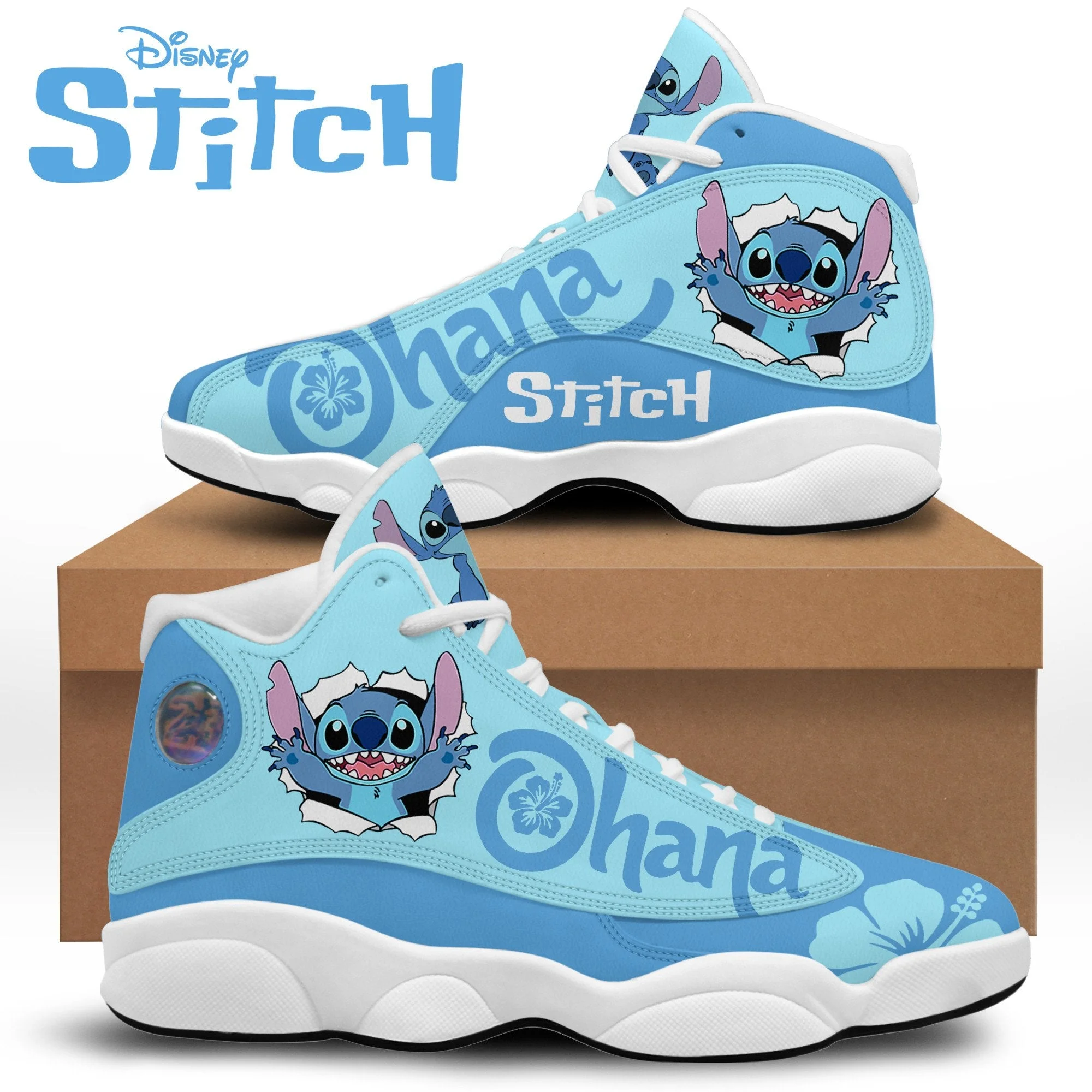 Stitch AJ13 Sneakers Shoes For Men And Women