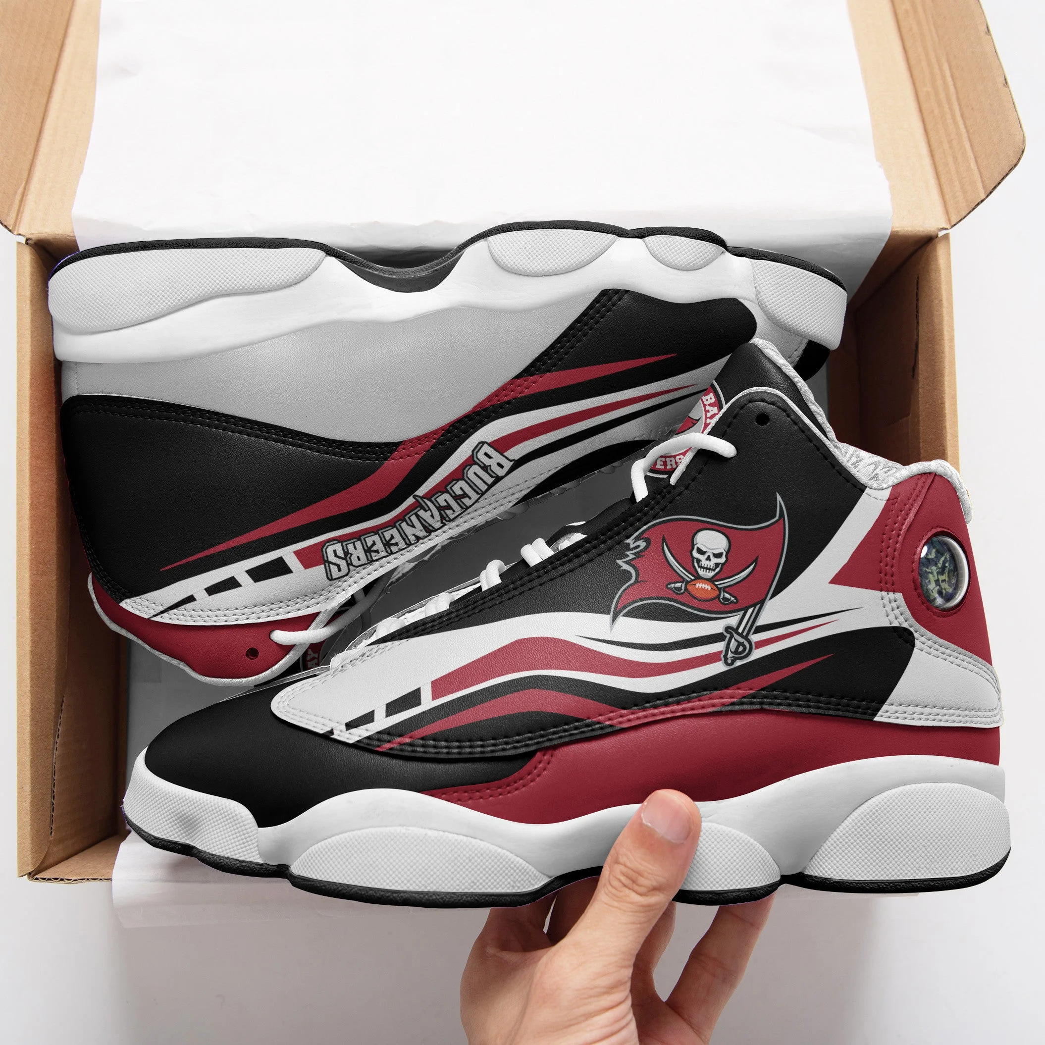 Tampa Bay Buccaneers NFL AJ13 Sneakers Shoes For Men And Women 8