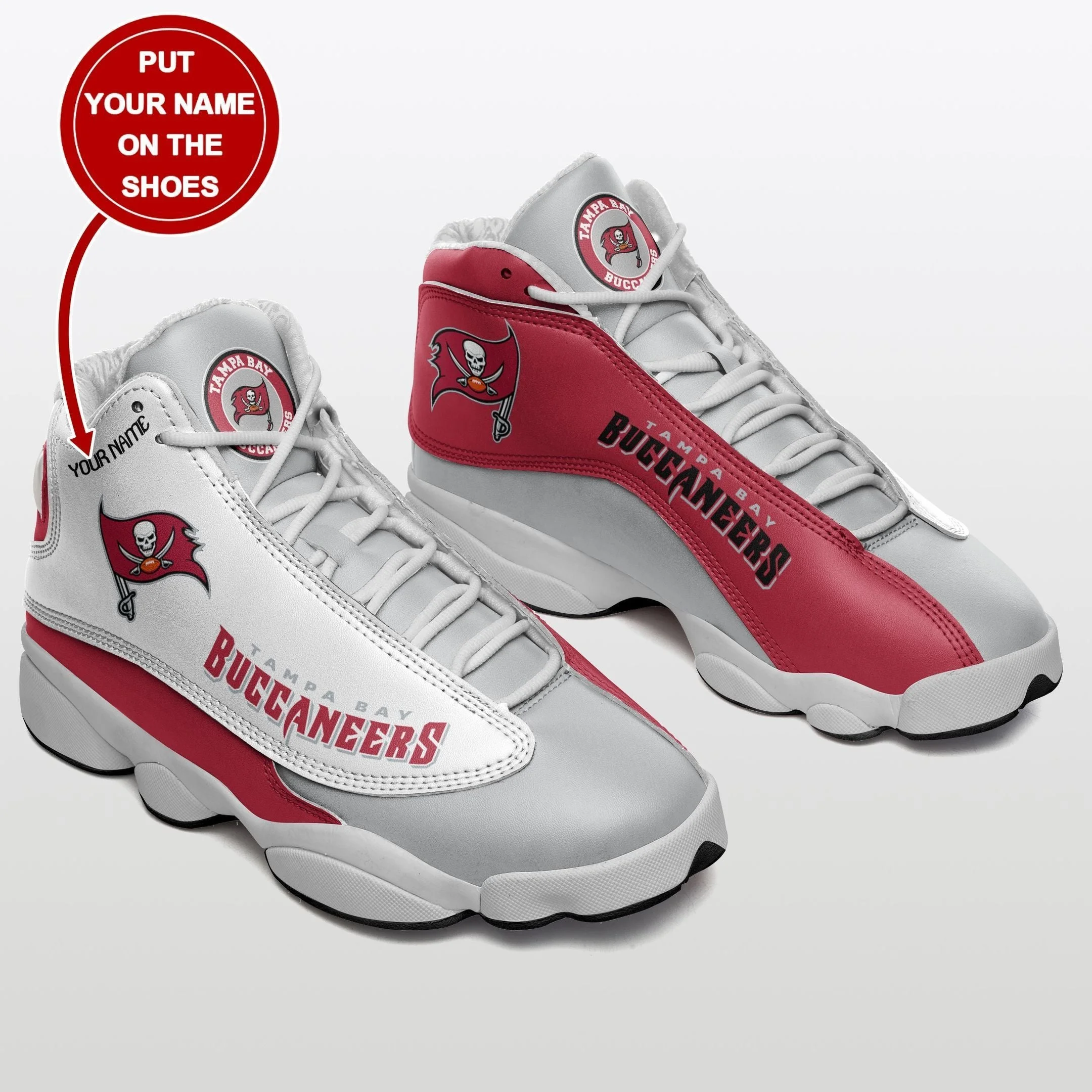 Tampa Bay Buccaneers NFL AJ13 Sneakers Shoes For Men And Women 23