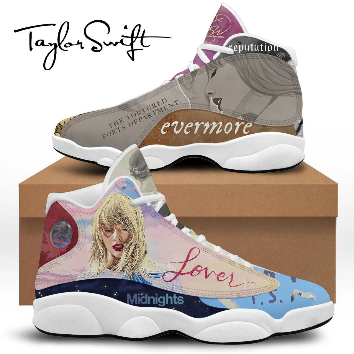 Taylor Swift AJ13 Sneakers Shoes For Men And Women 3