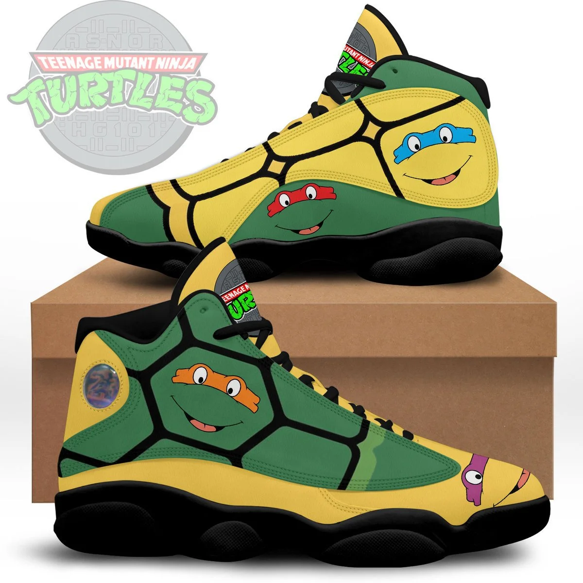 Teenage Mutant Ninja Turtles AJ13 Sneakers Shoes For Men And Women