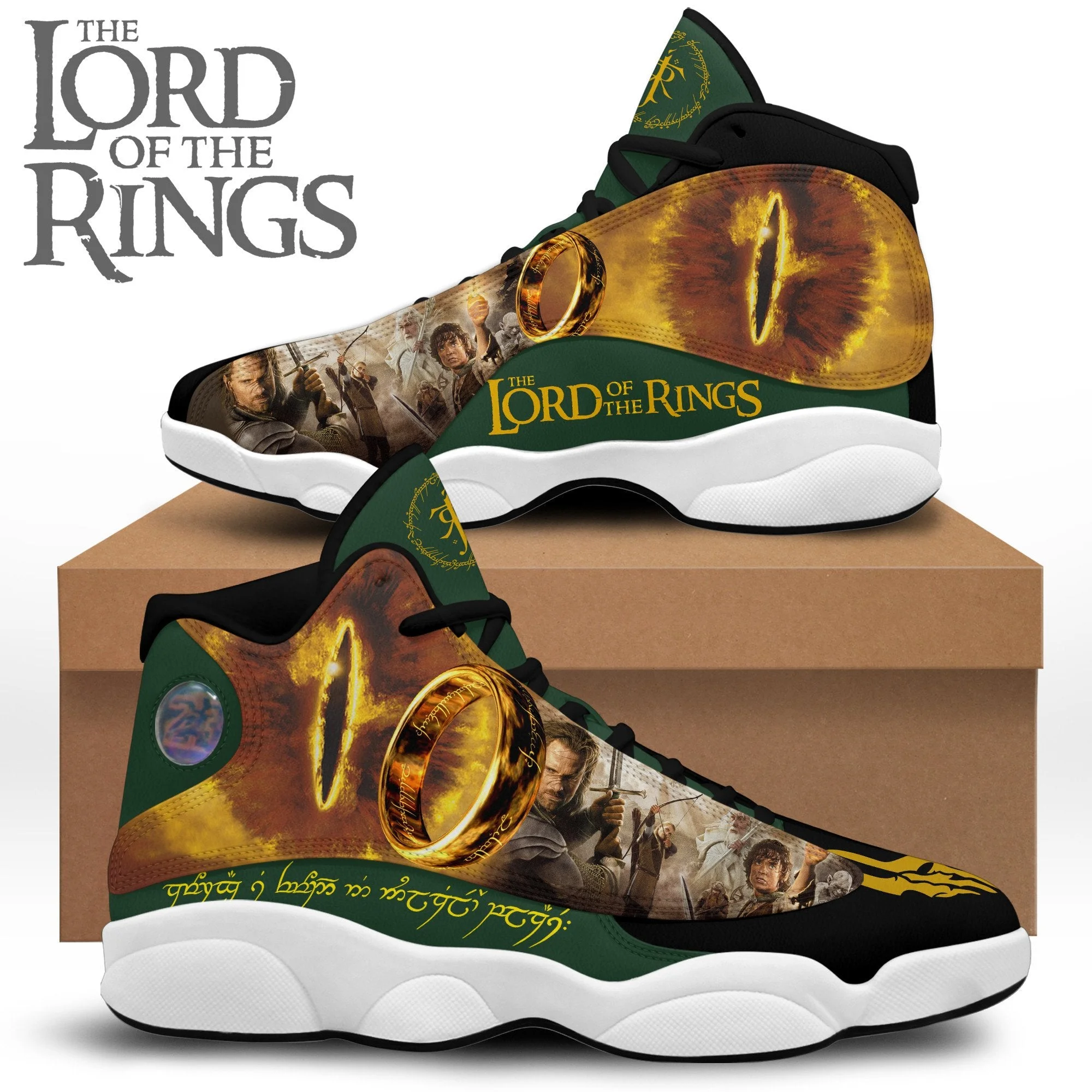 The Lord Of The Rings AJ13 Sneakers Shoes For Men And Women