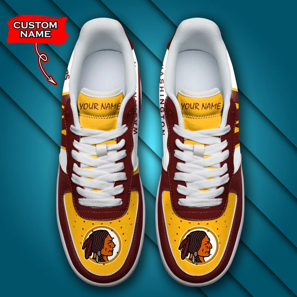 Washington Commanders NFL Air Low-Top Sneakers Shoes For Men And Women - Image 4