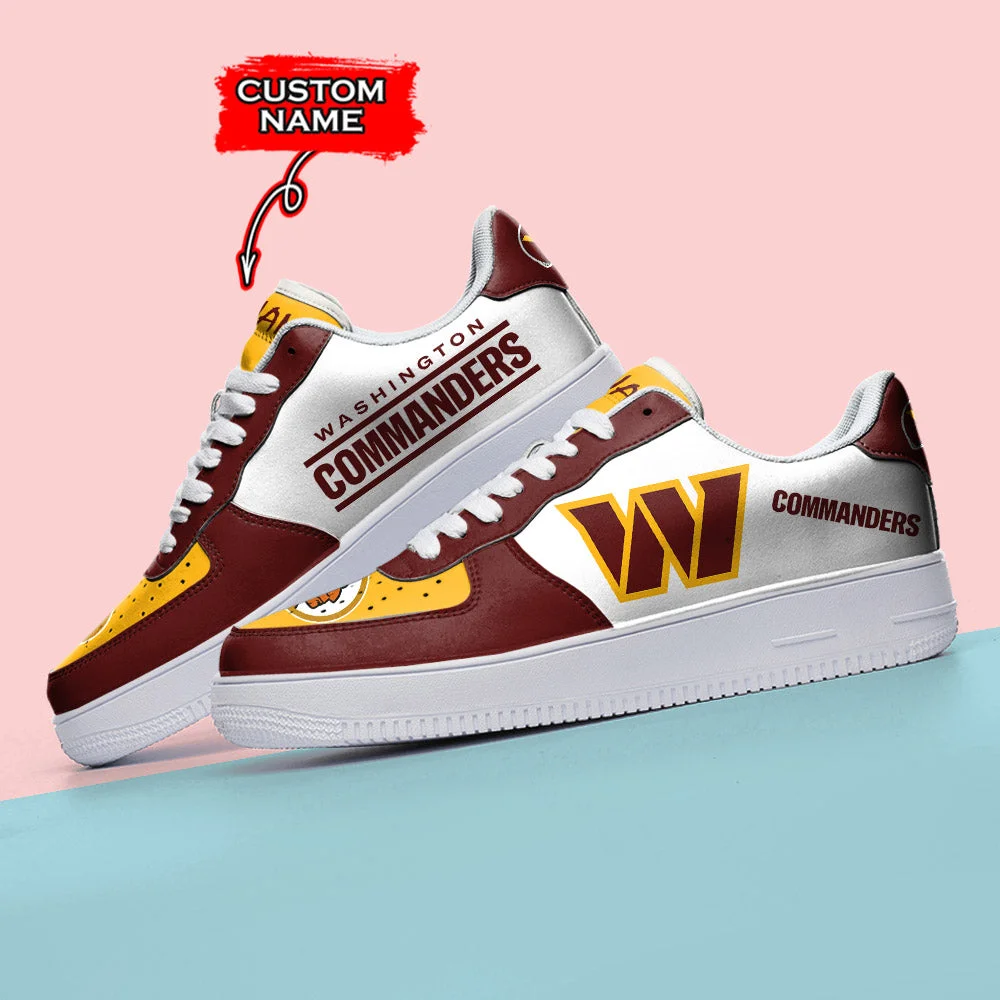 Washington Commanders NFL Air Low-Top Sneakers Shoes For Men And Women - Image 3
