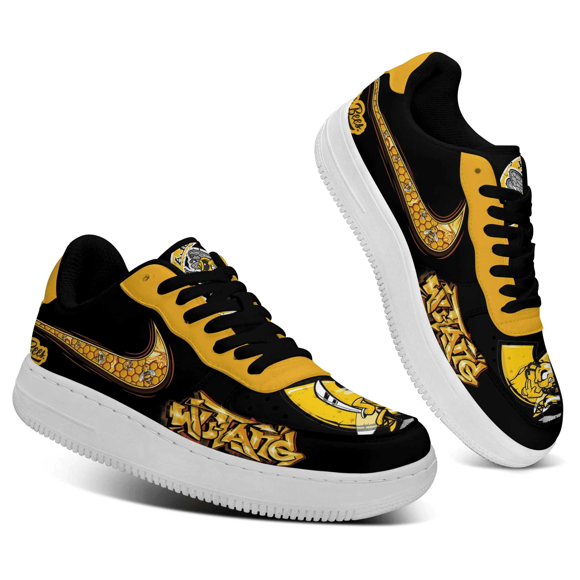 Wu-Tang Killa Beez Air Low-Top Sneakers Shoes For Men And Women - Image 5