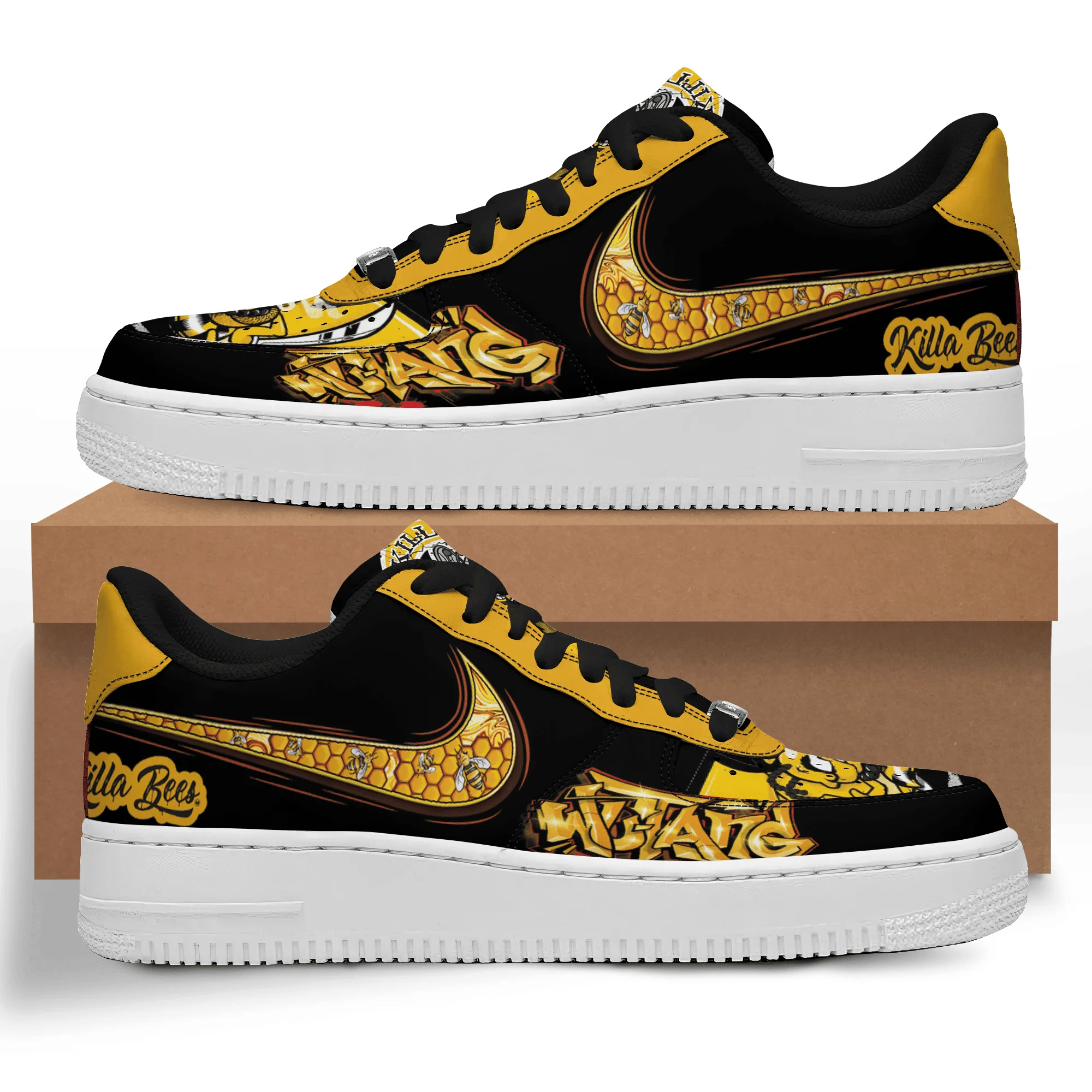Wu-Tang Killa Beez Air Low-Top Sneakers Shoes For Men And Women - Image 3